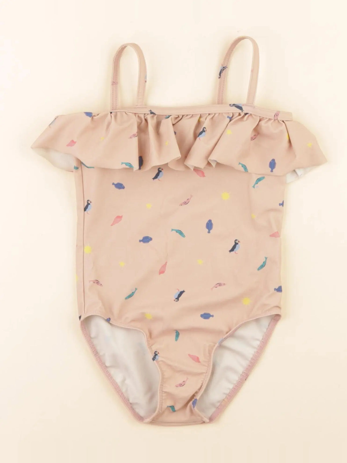 Petit Bateau - maillot de bain rose - 4 ans