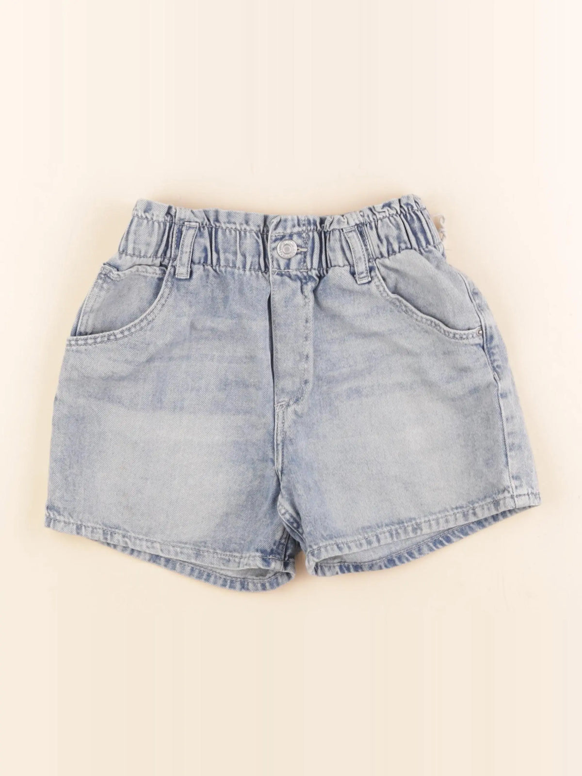 H&M - short bleu - 8/9 ans