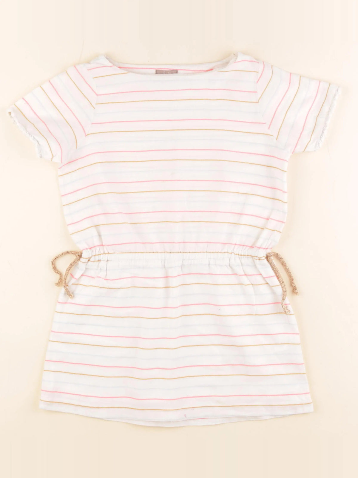 Emile et Ida - robe blanc, multicolore - 8 ans
