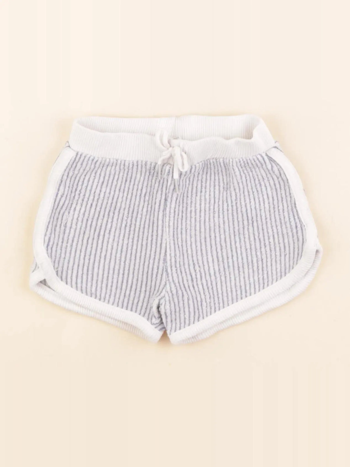 Vertbaudet - short bleu, blanc - 9 mois