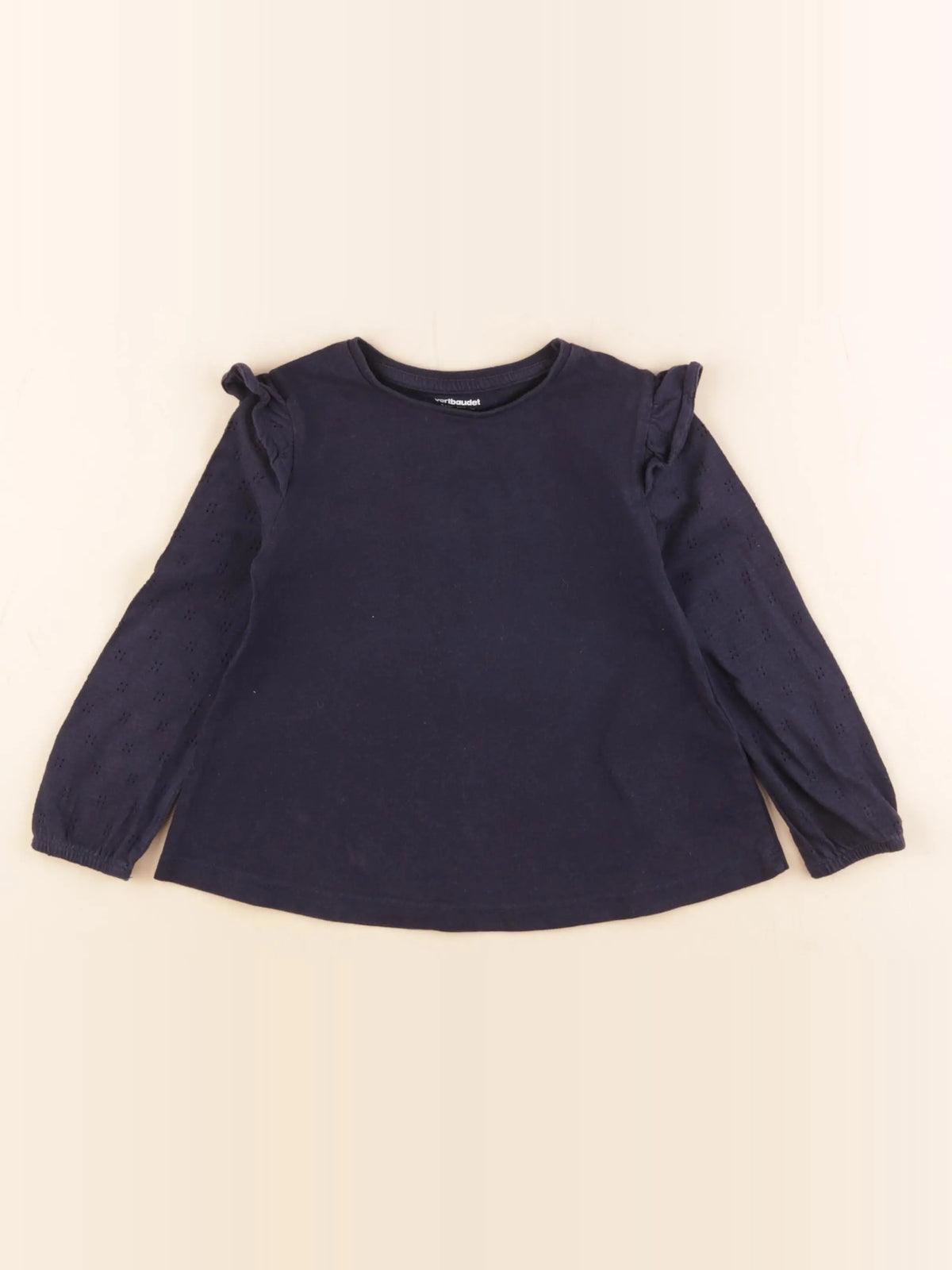 Vertbaudet - tee-shirt bleu - 4 ans