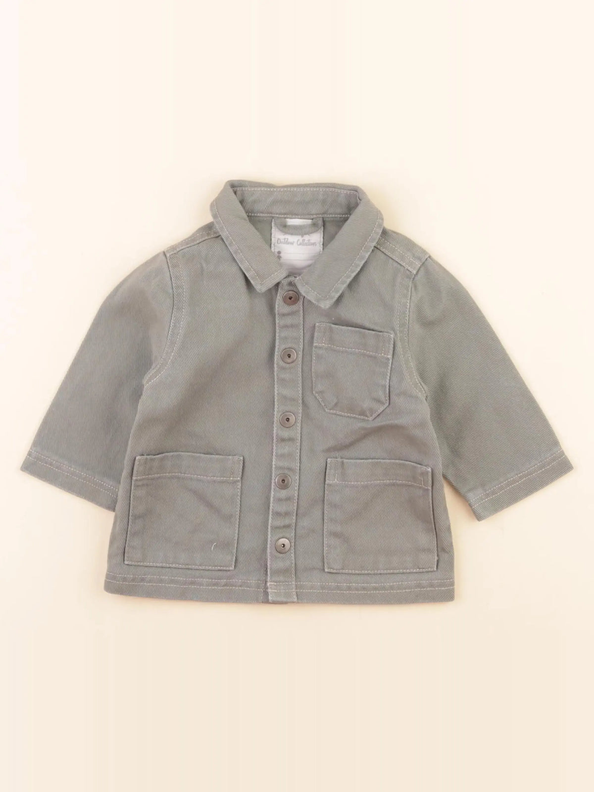 Vertbaudet - veste vert - 3 mois