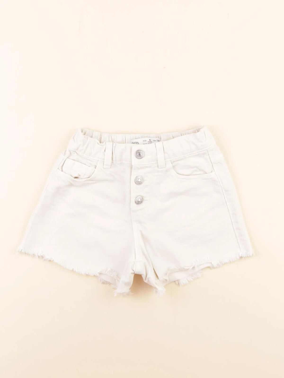 Zara - short beige - 5 ans