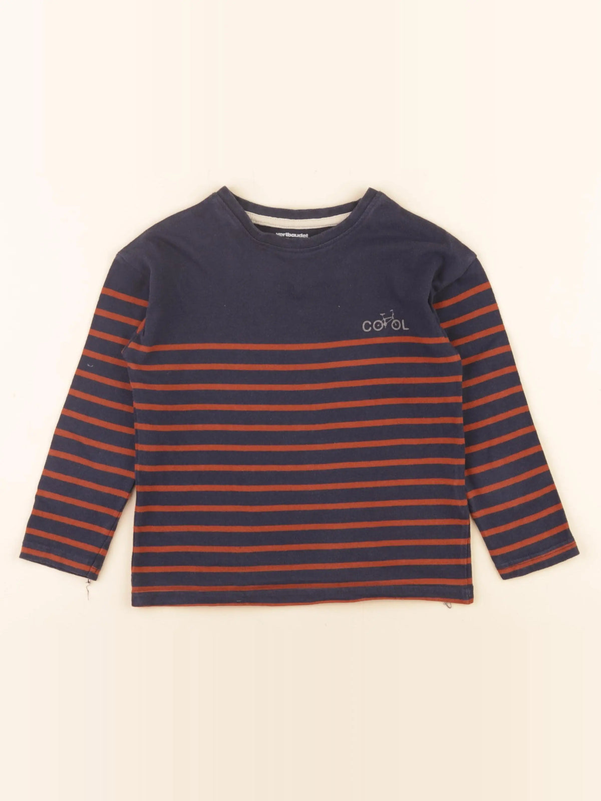 Vertbaudet - tee-shirt bleu - 5 ans