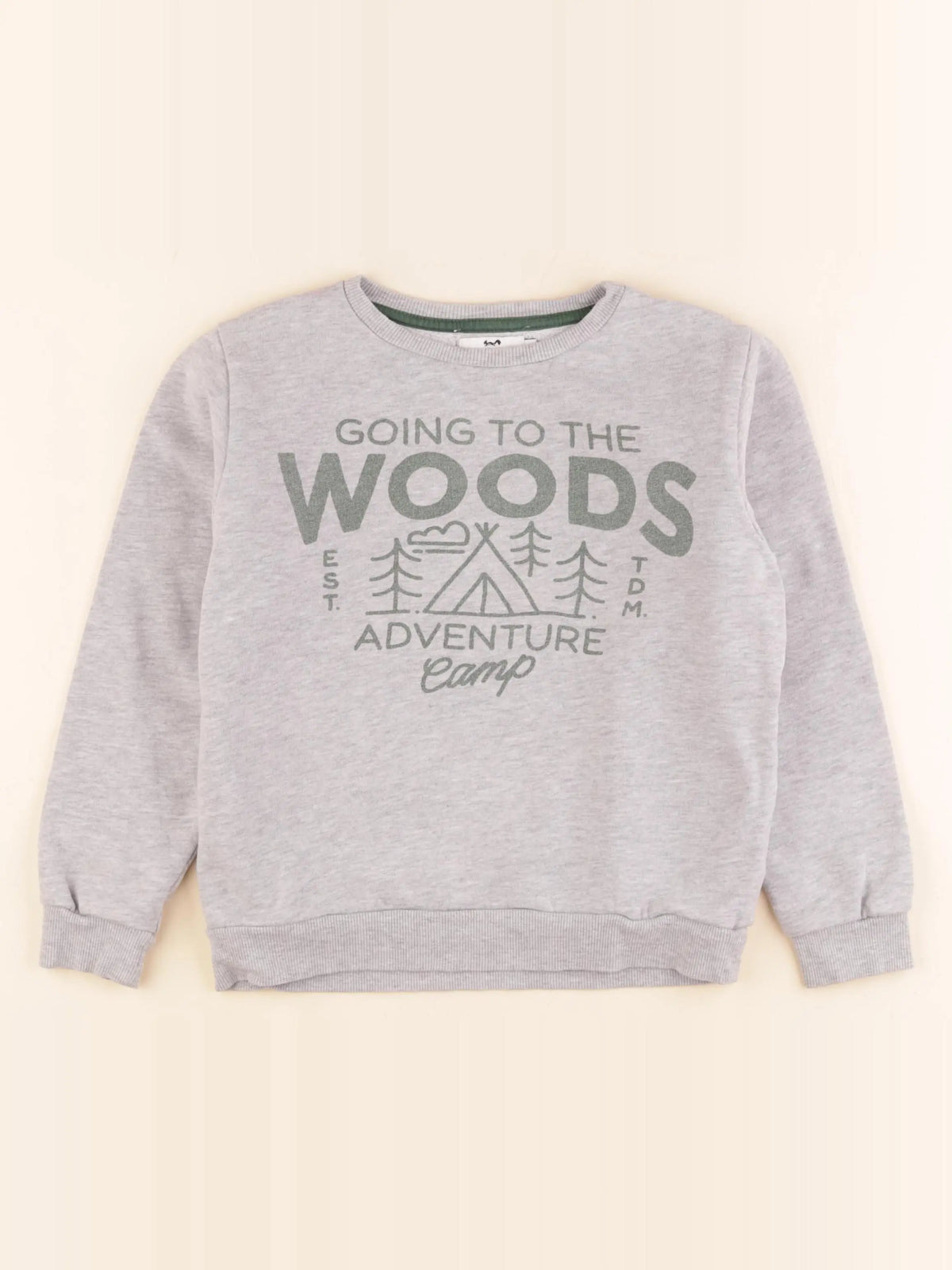 Cyrillus - sweat gris - 8 ans