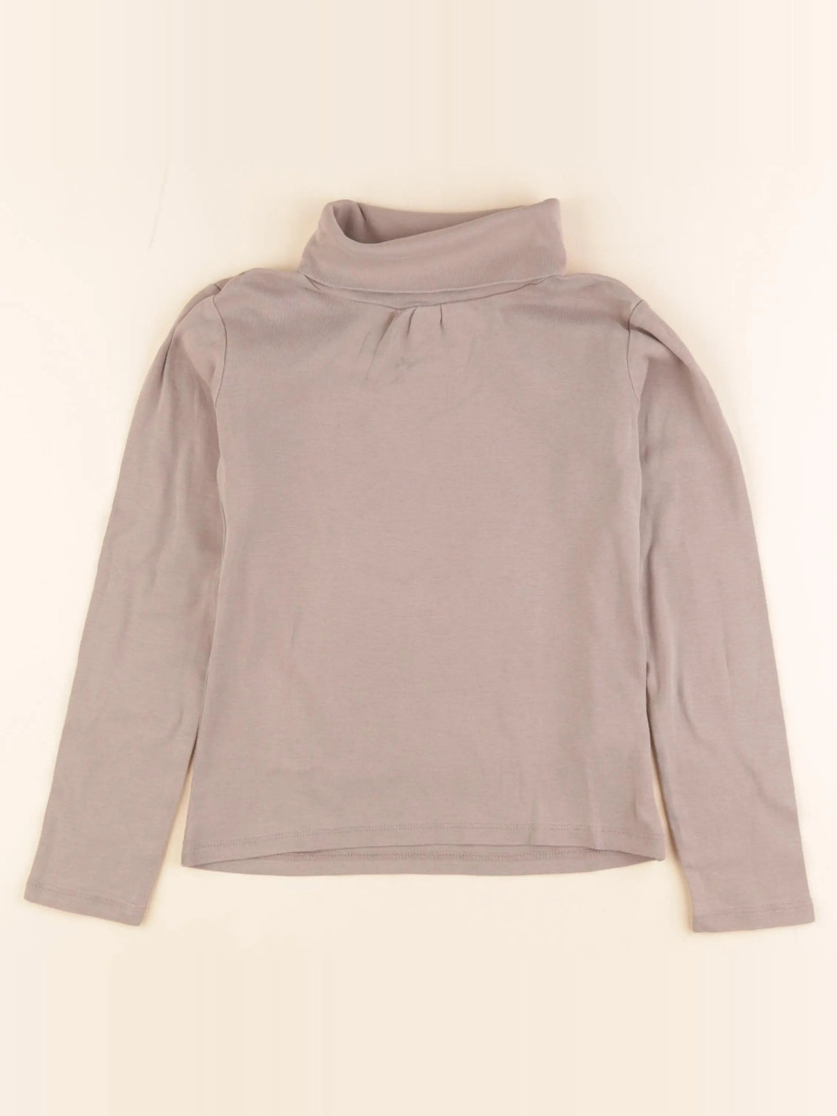 Vertbaudet - sous-pull beige - 10 ans