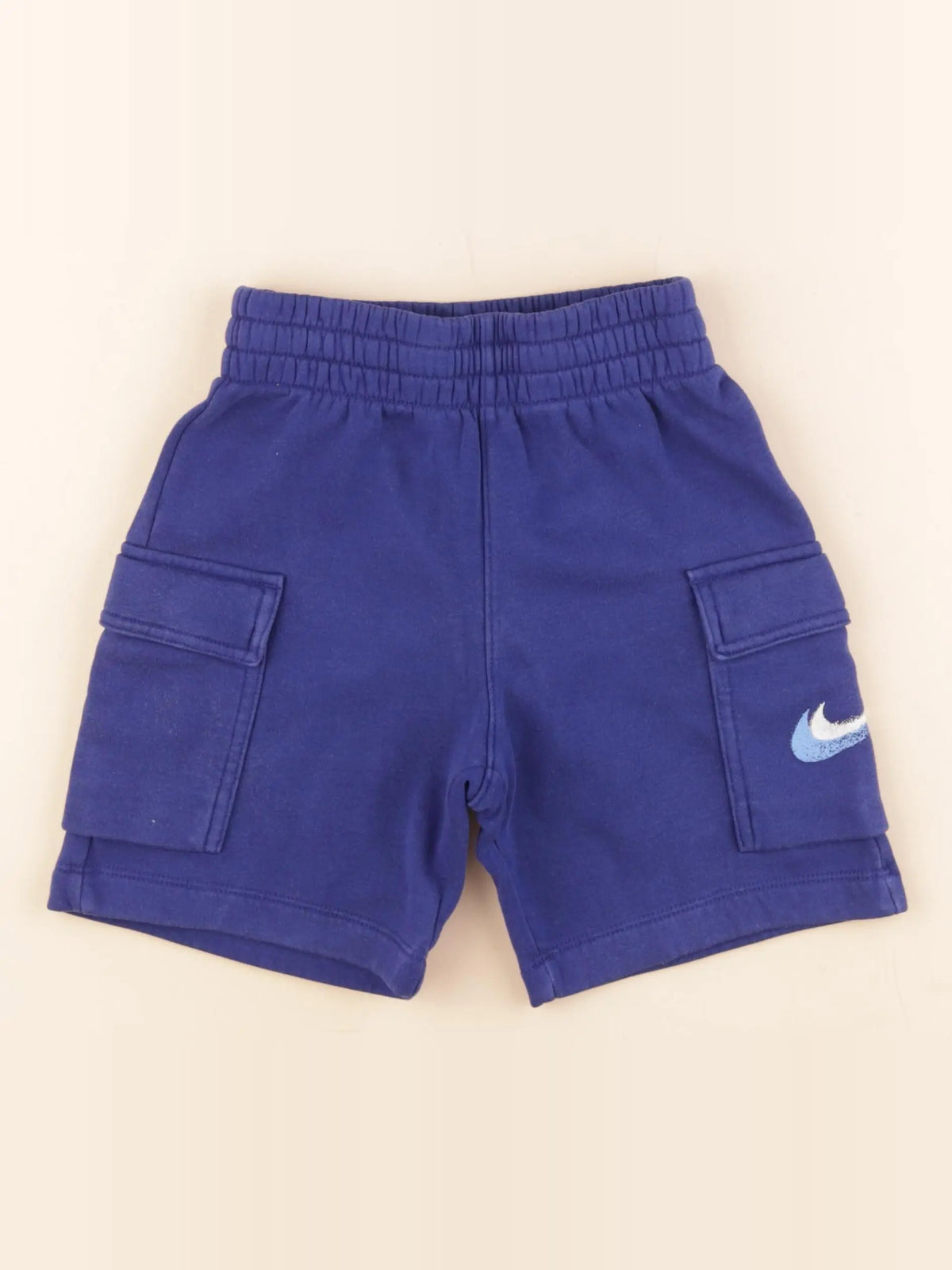 Nike - short bleu - 7/8 ans