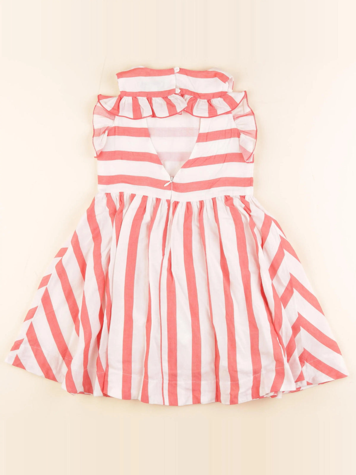 Tartine & Chocolat - robe blanc, orange - 6 ans