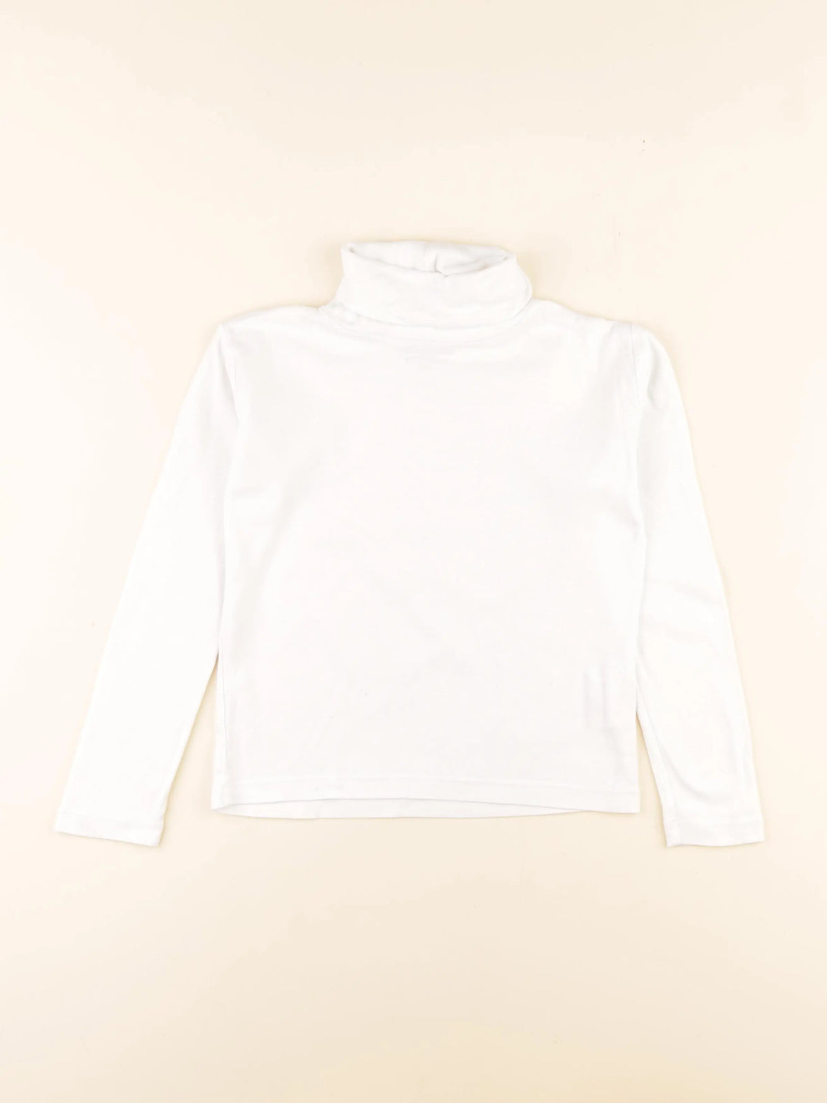 Monoprix - sous-pull blanc - 8 ans