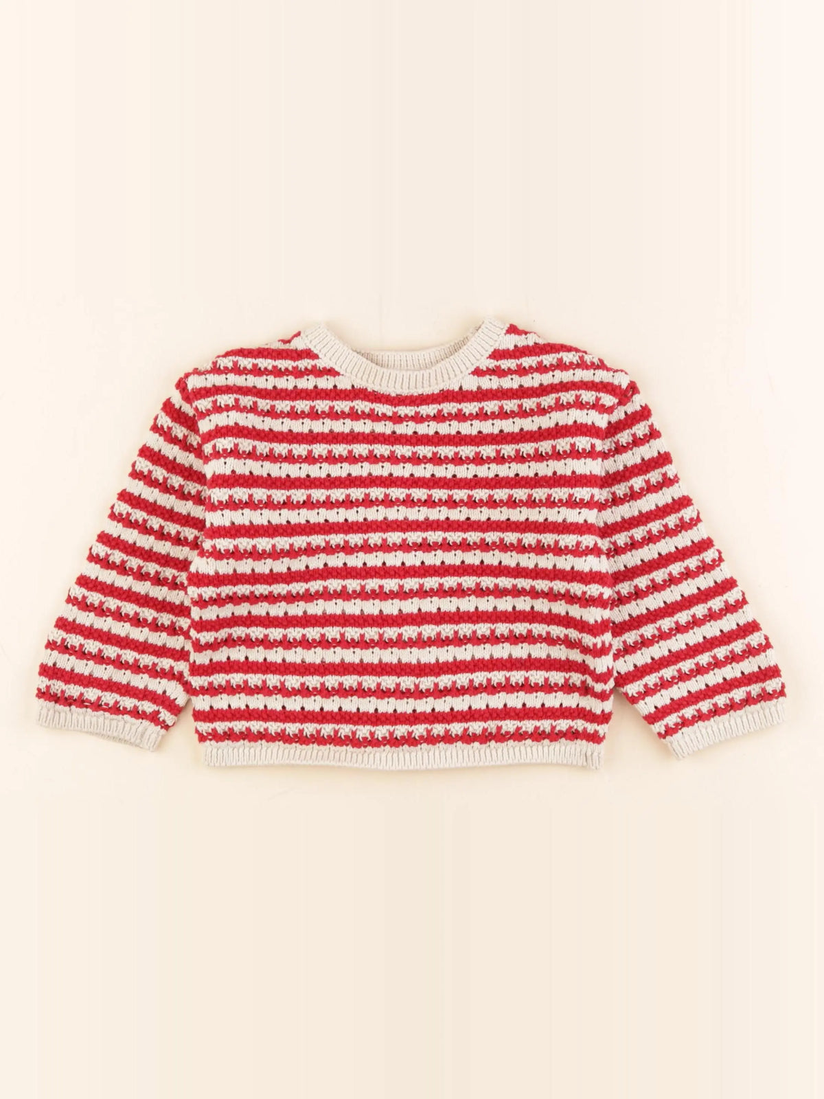 Zara - pull rouge - 2 ans