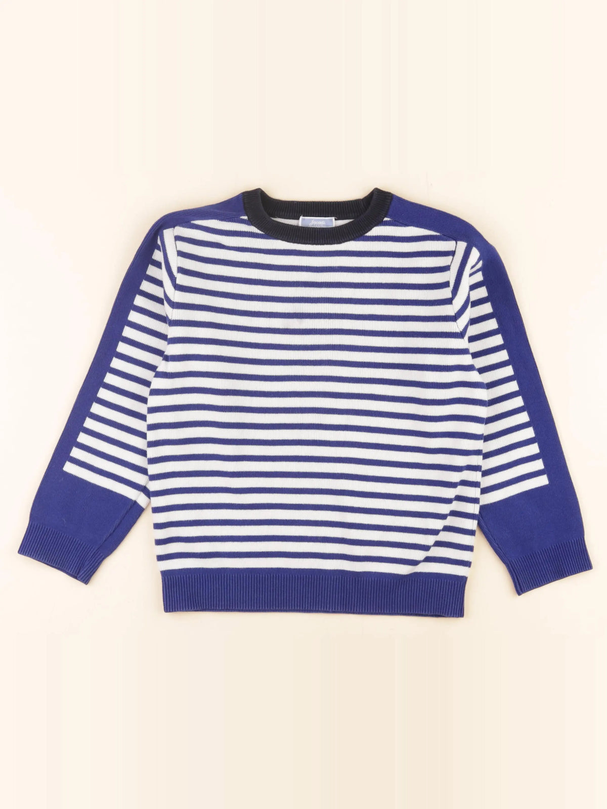 Jacadi - pull bleu - 8 ans
