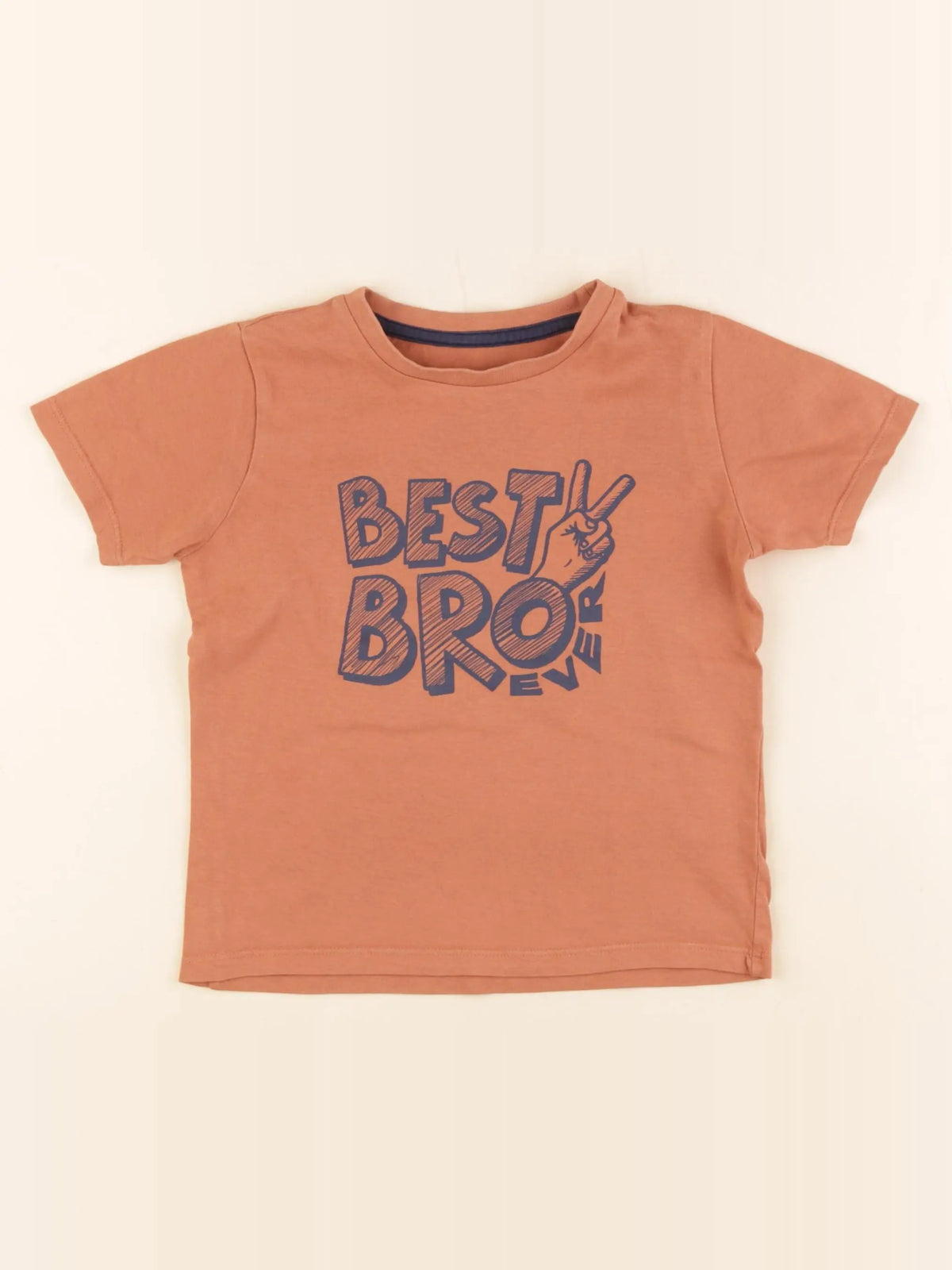 Vertbaudet - tee-shirt orange - 4 ans