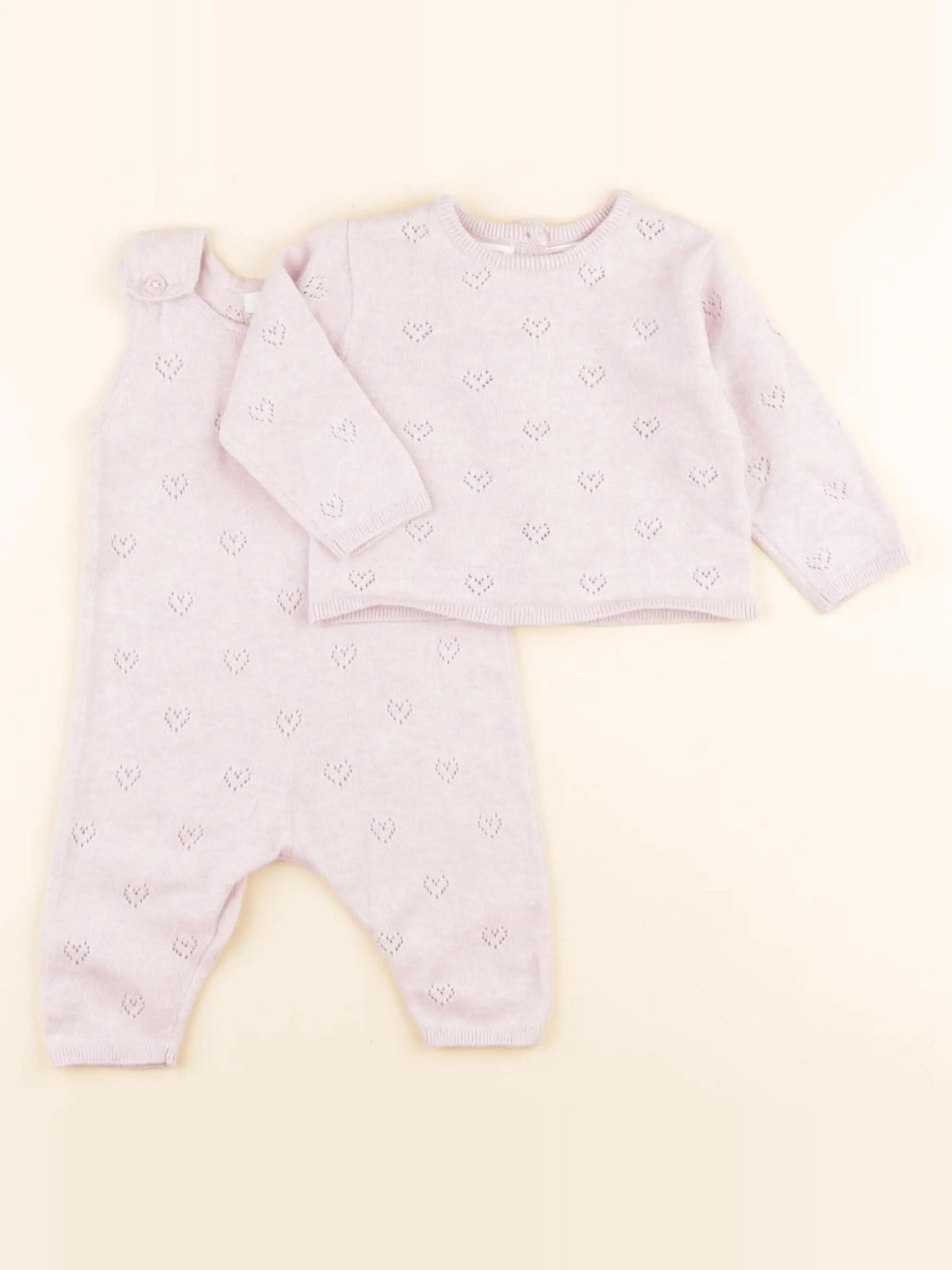 Zara - ensemble rose - 1/3 mois