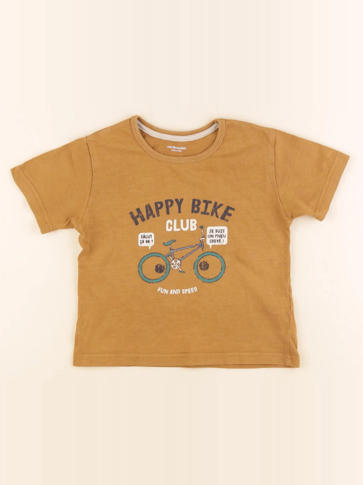 Vertbaudet - tee-shirt jaune - 4 ans