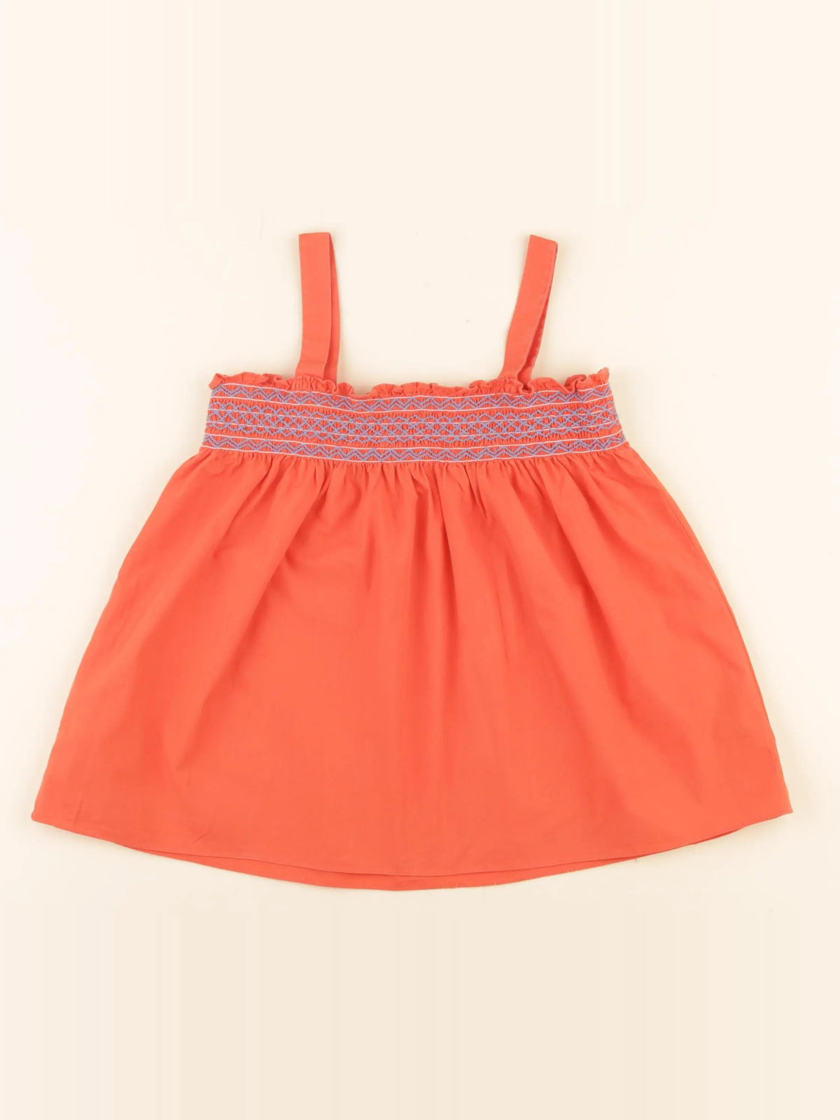 Jacadi - débardeur orange - 6 ans