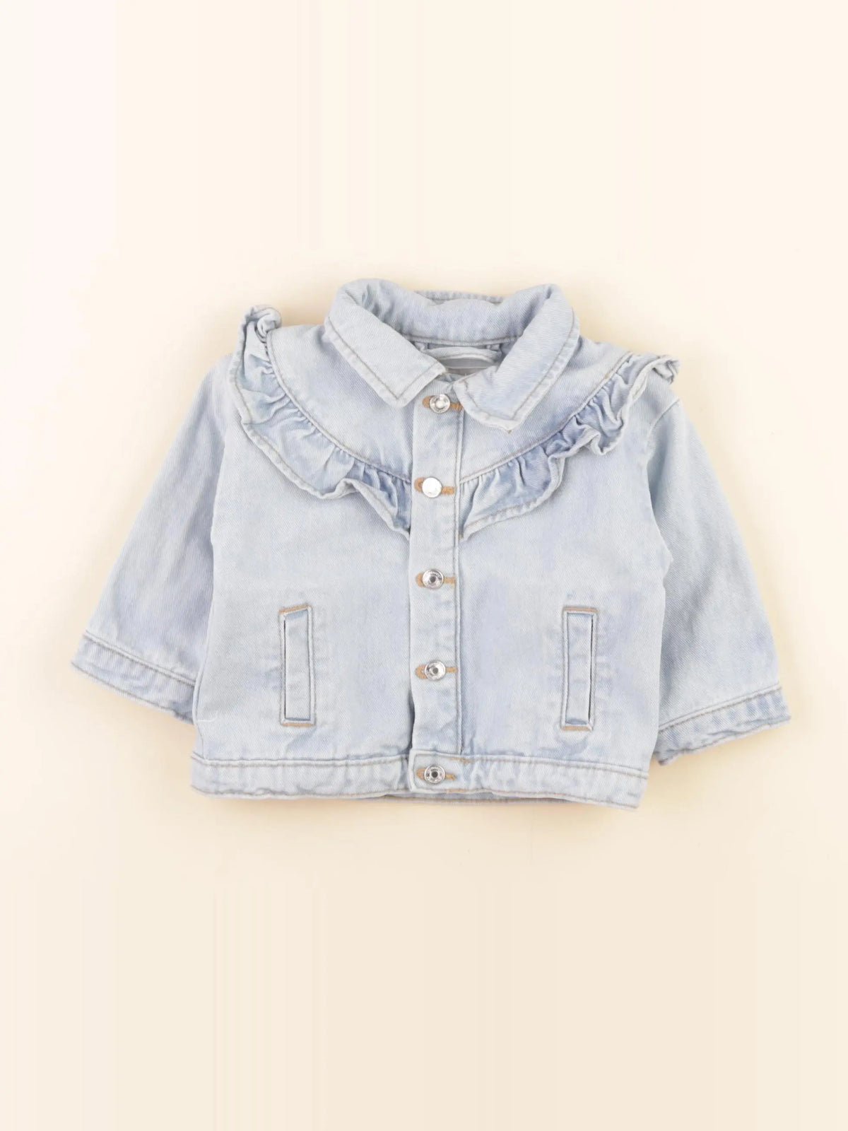 Vertbaudet - veste bleu - 6 mois
