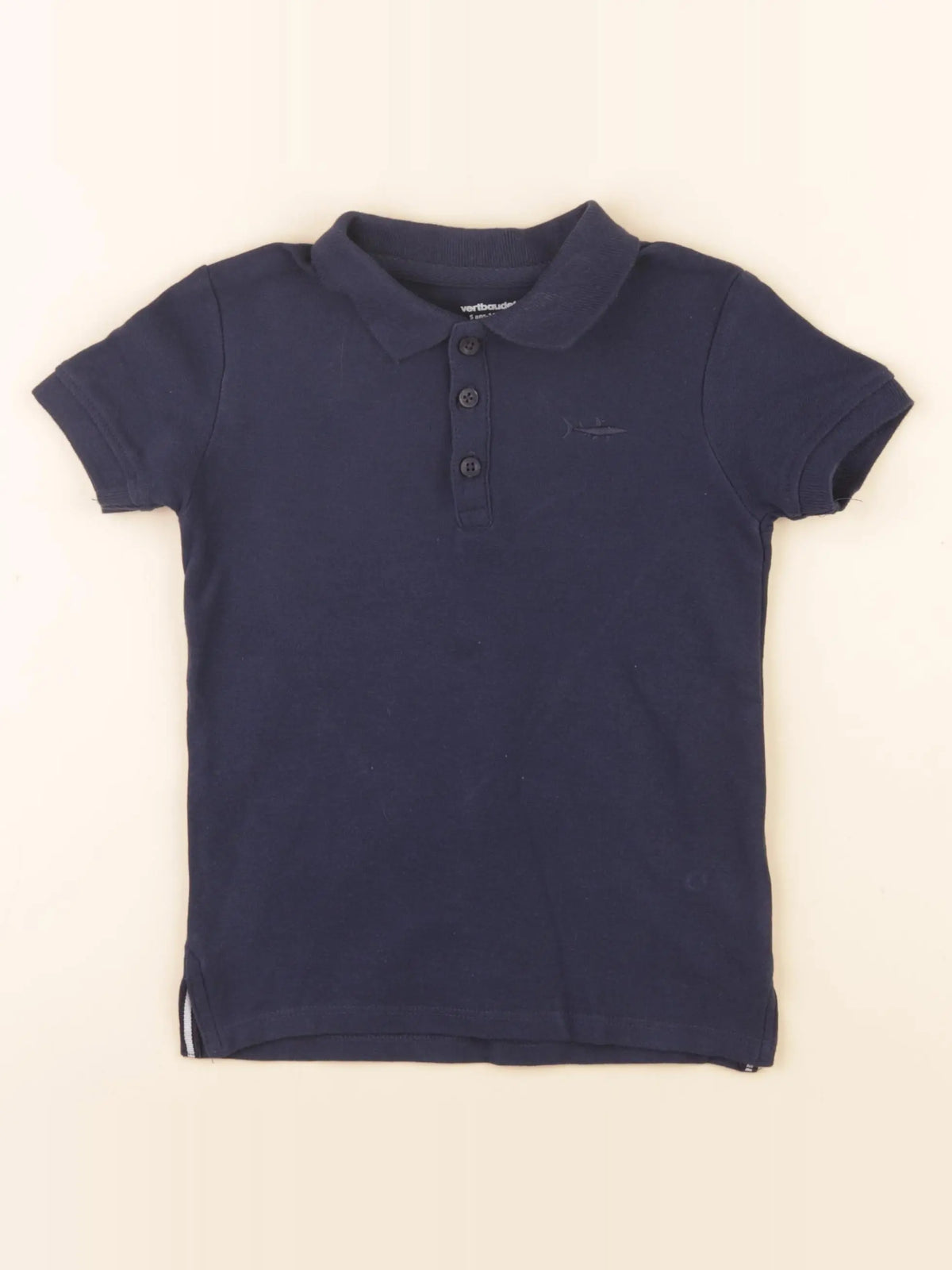 Vertbaudet - polo bleu - 5 ans