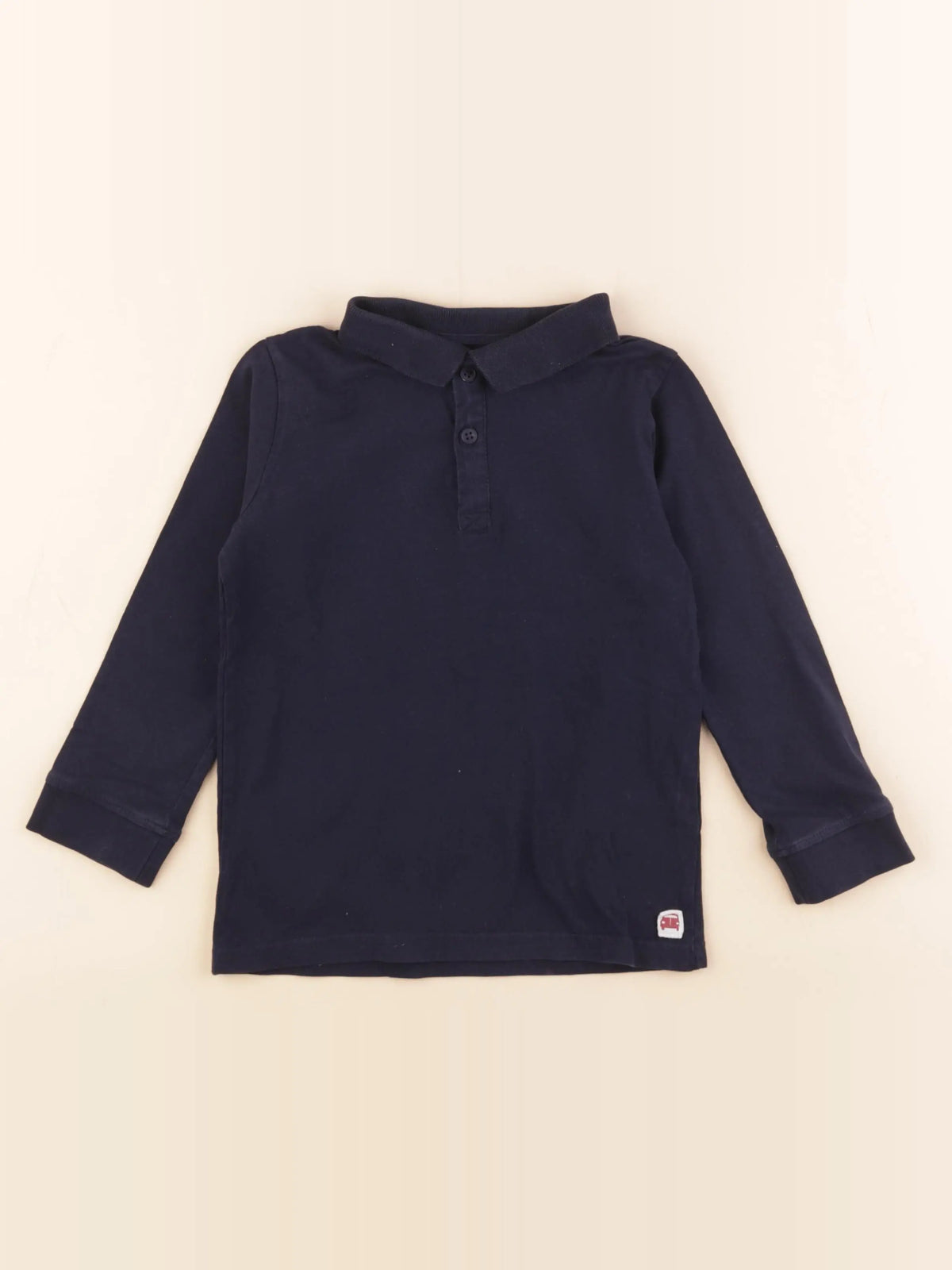 Vertbaudet - polo bleu - 6 ans