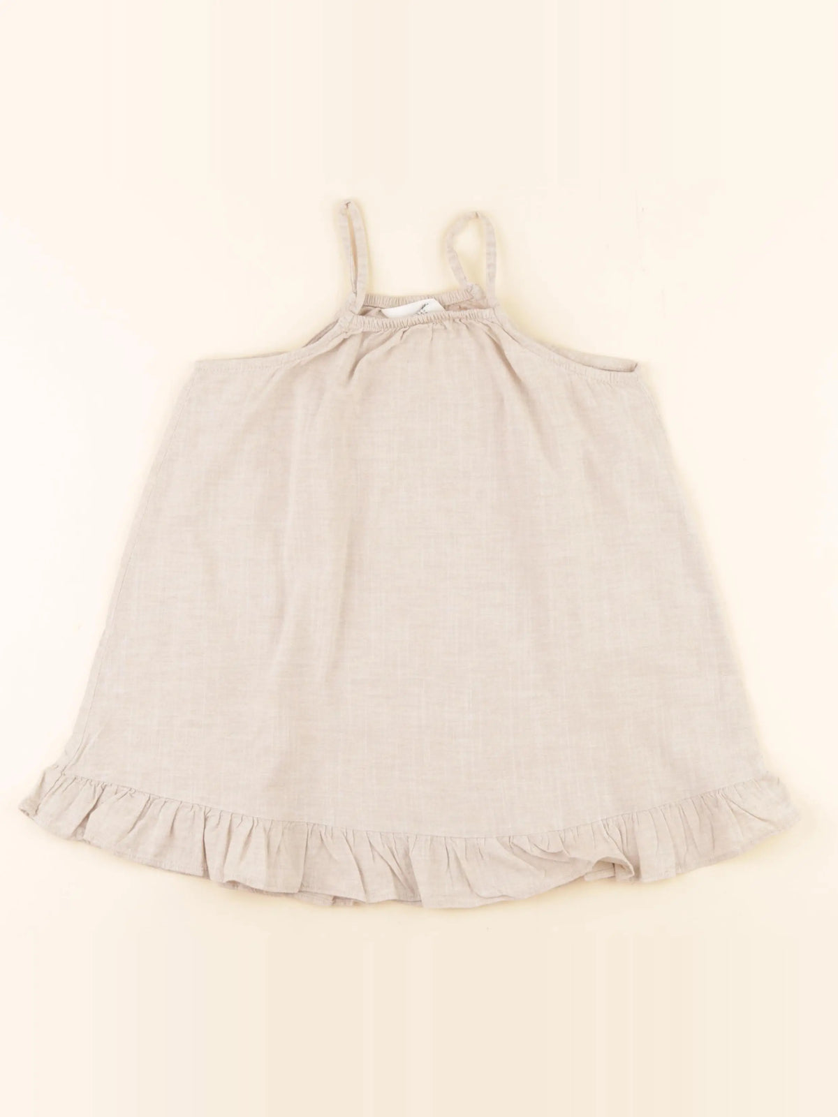 H&M - robe beige - 3/4 ans