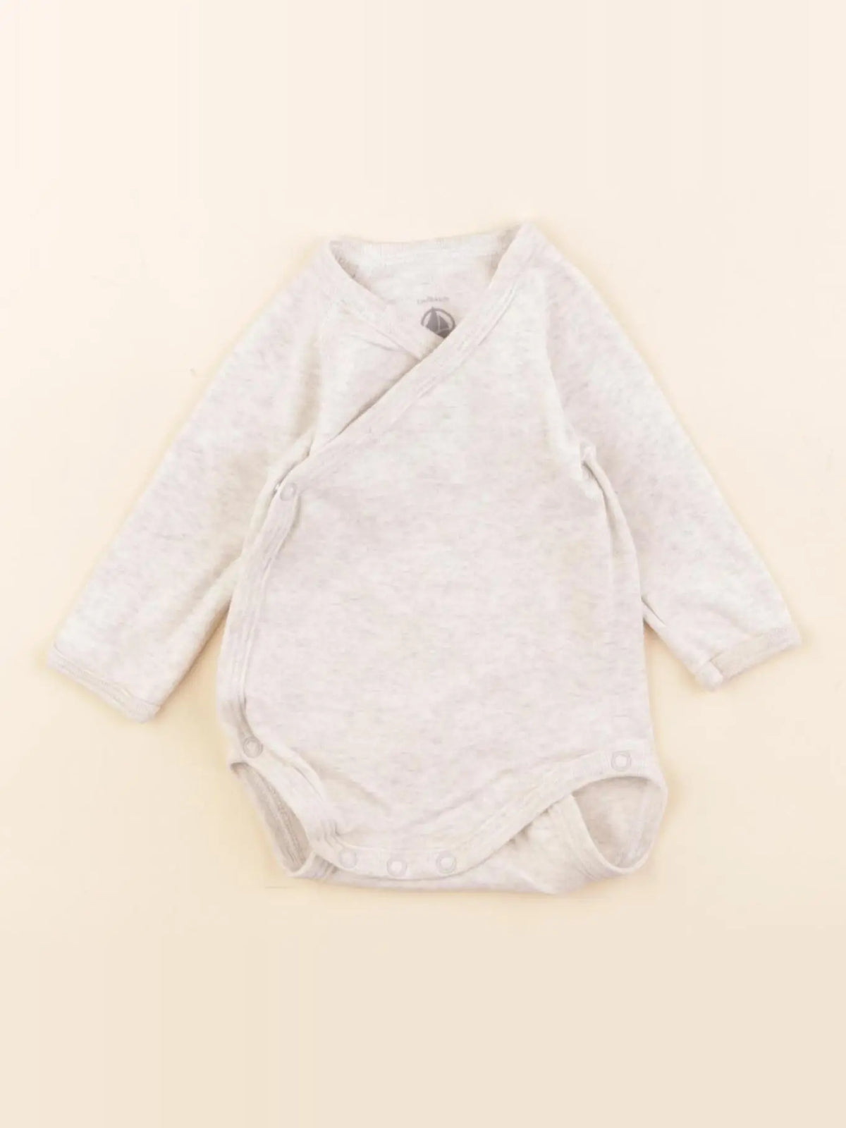 Petit Bateau - body beige - 1 mois