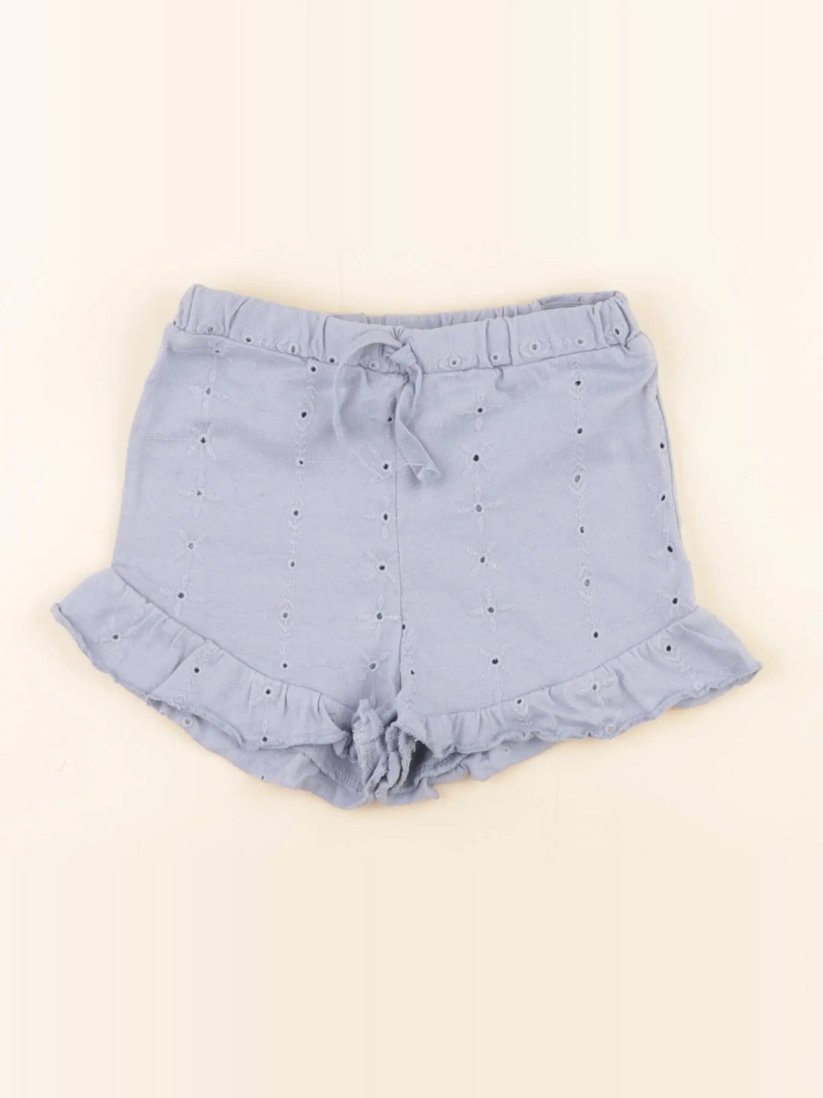 H&M - short bleu - 18/24 mois