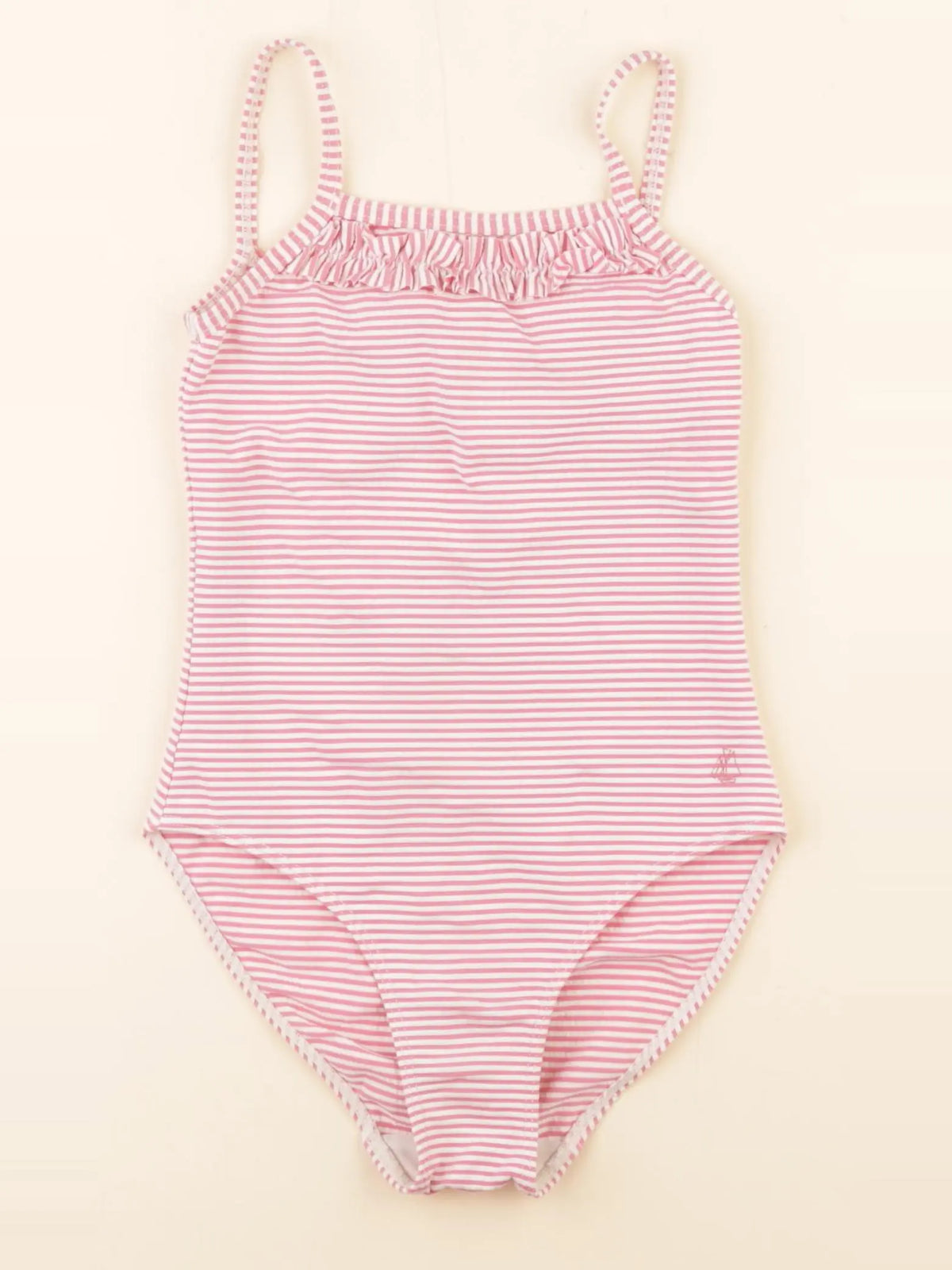 Petit Bateau - maillot de bain rose, blanc - 4 ans