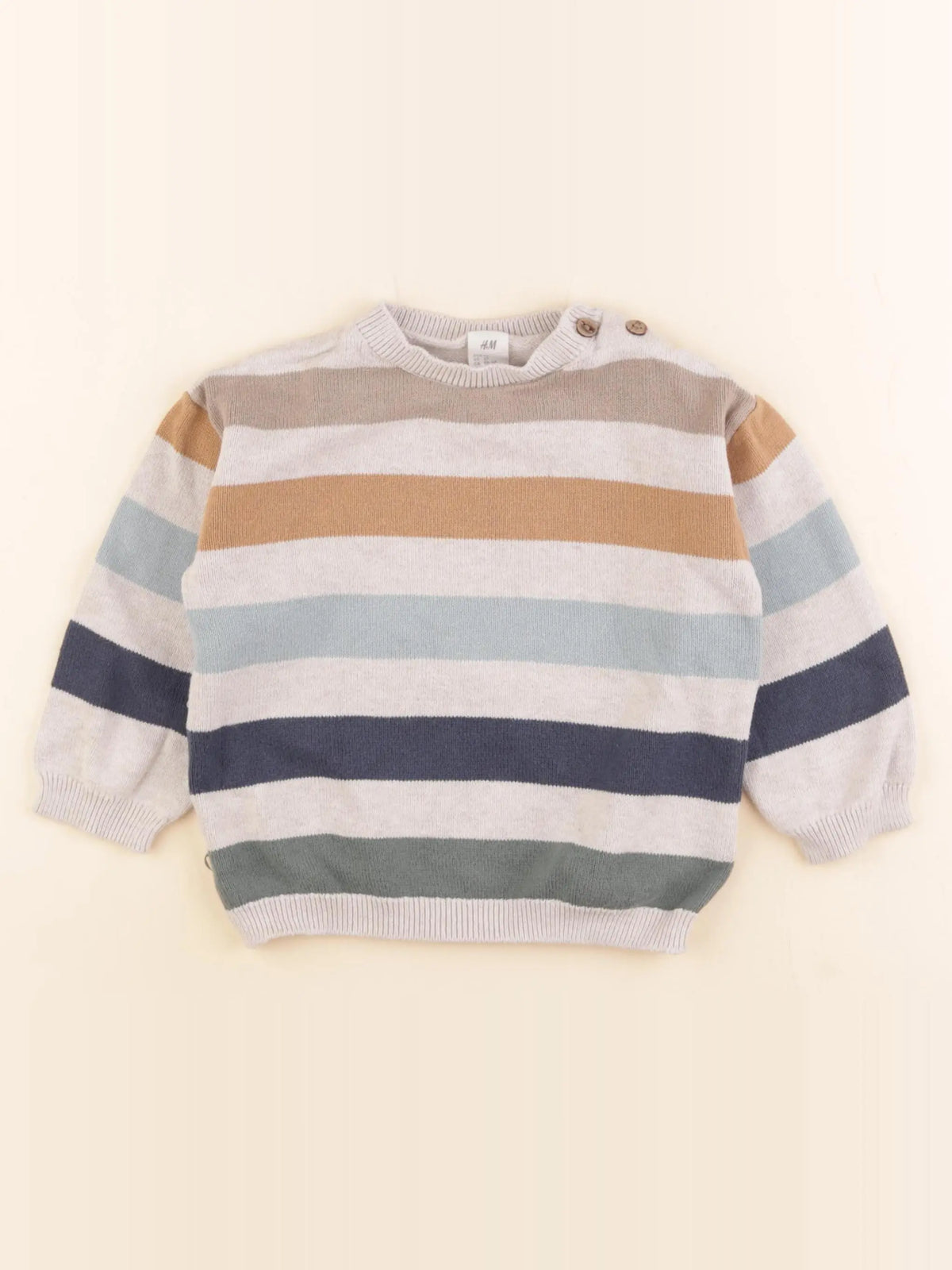 H&M - pull multicolore - 18/24 mois