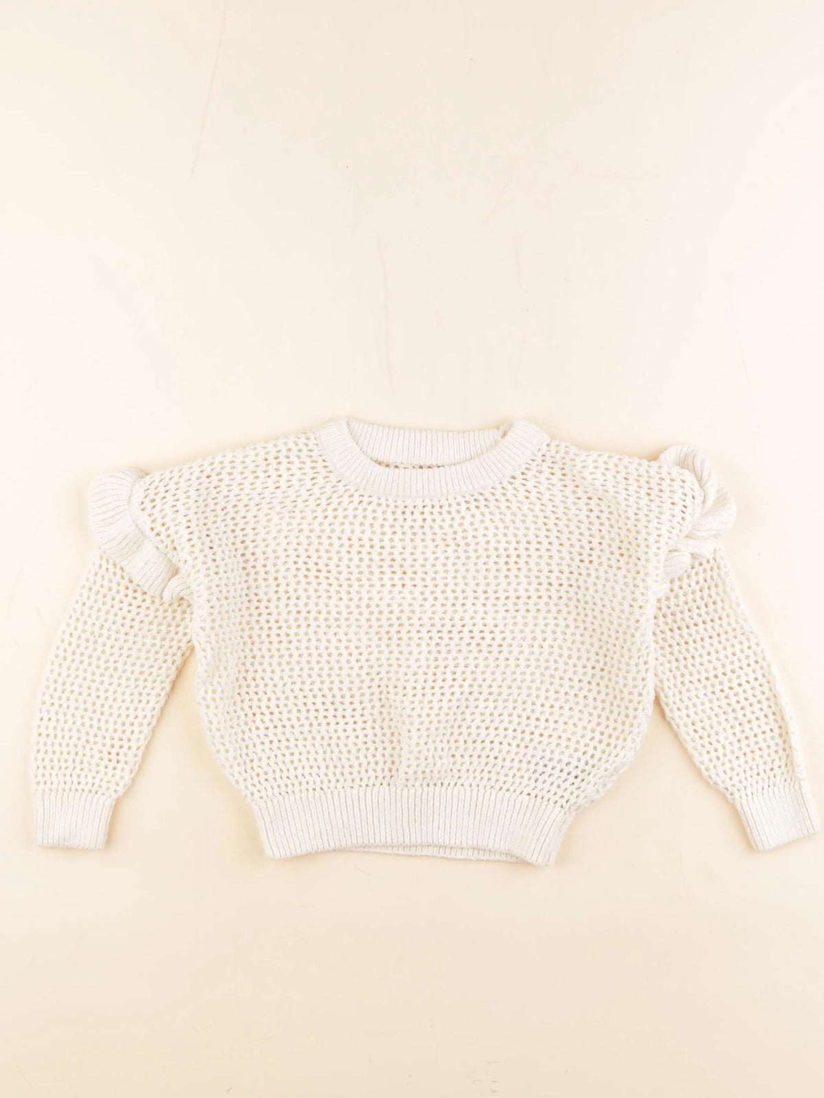 Vertbaudet - pull blanc - 3 ans