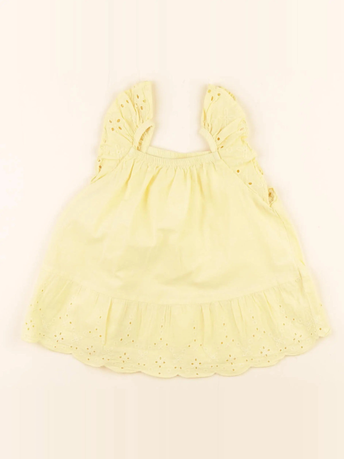 H&M - blouse jaune - 12/18 mois