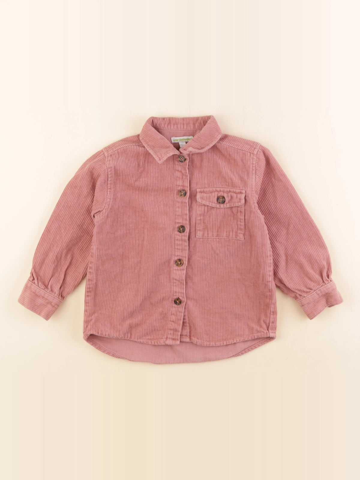 Vertbaudet - chemise rose - 5 ans
