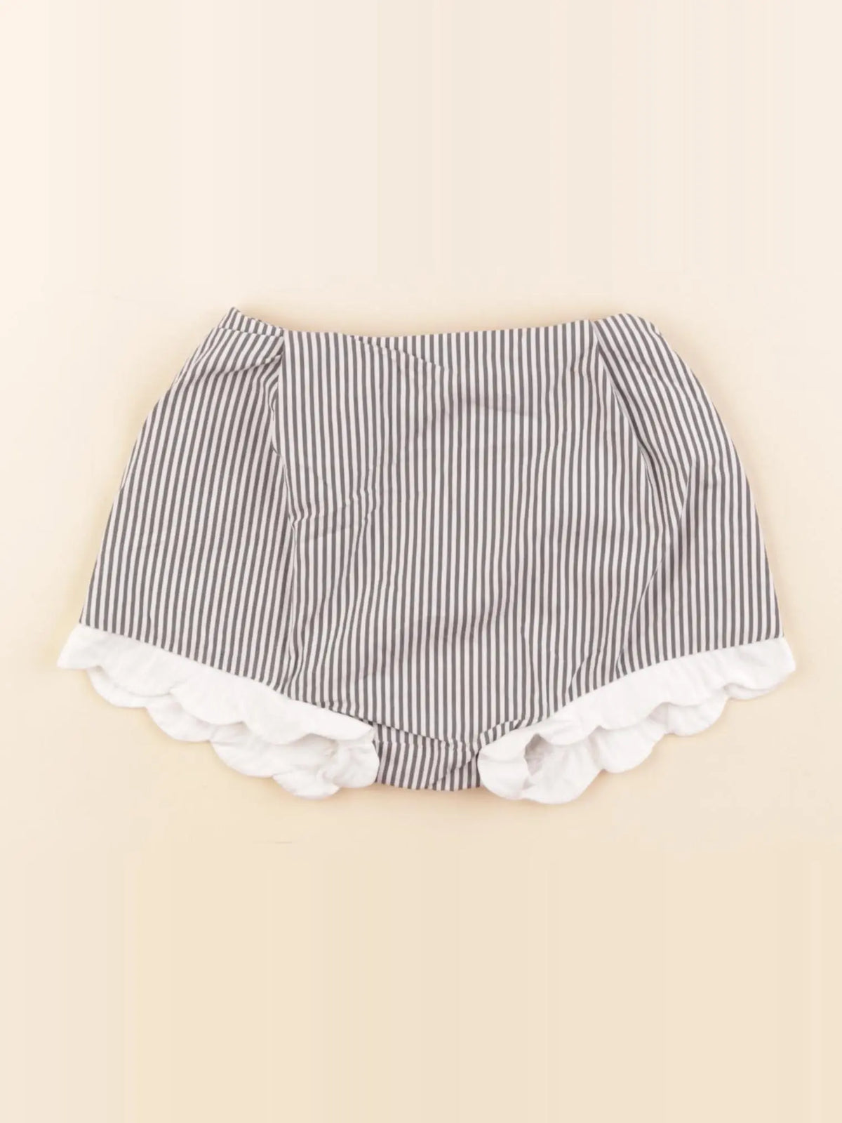 Jacadi - short gris, blanc - 12 mois