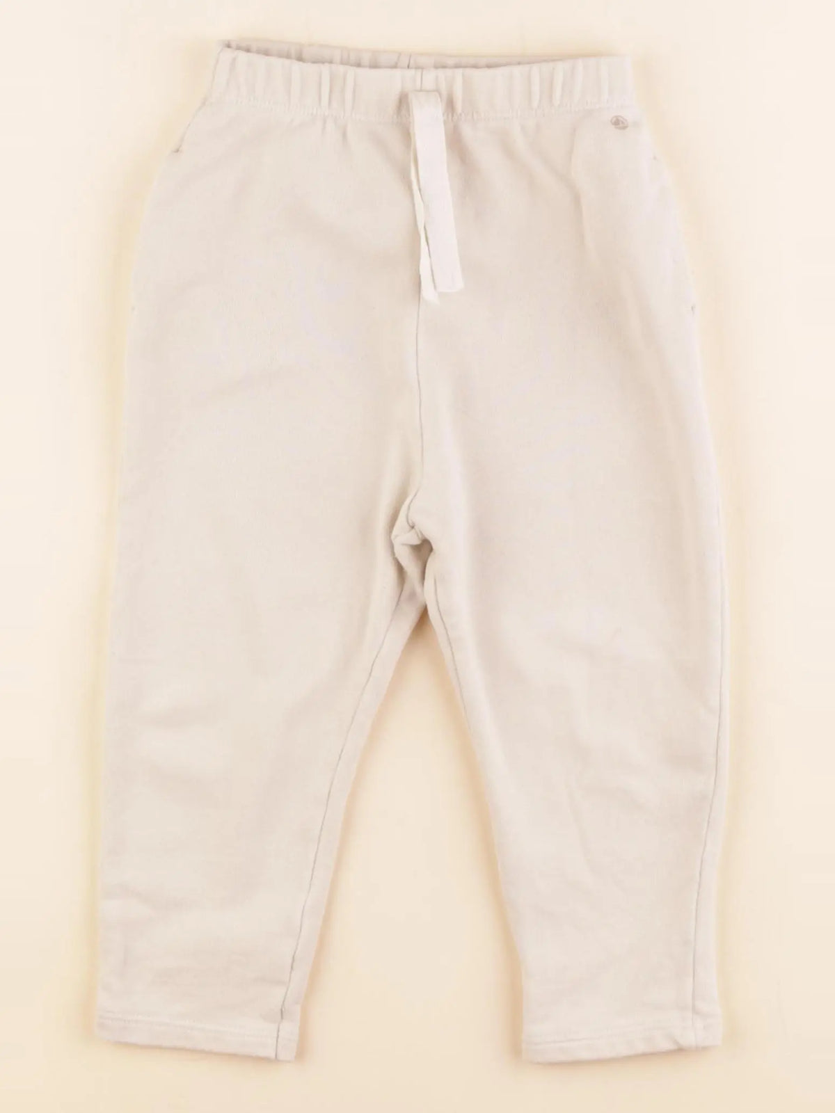 Petit Bateau - jogging blanc - 36 mois