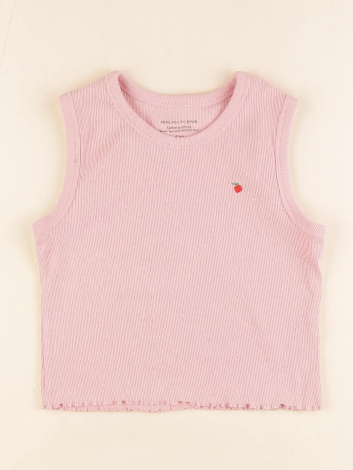 Monoprix - débardeur rose - 10 ans