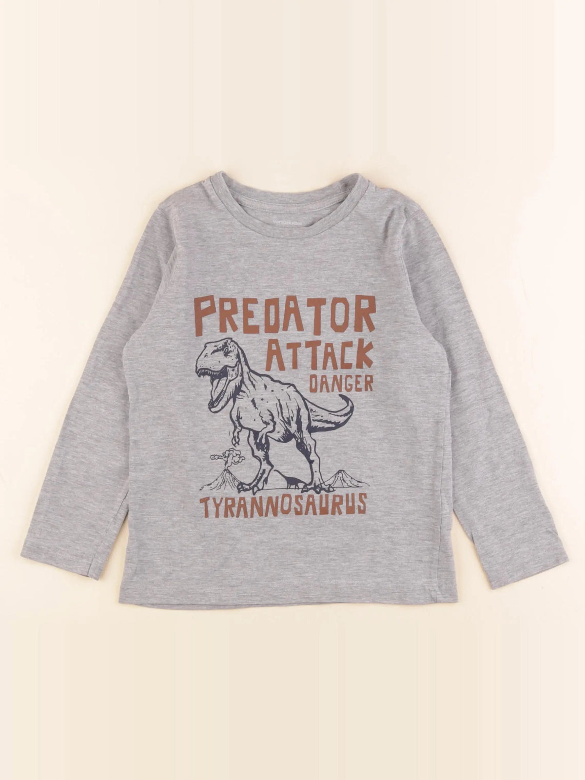 Vertbaudet - tee-shirt gris - 6 ans