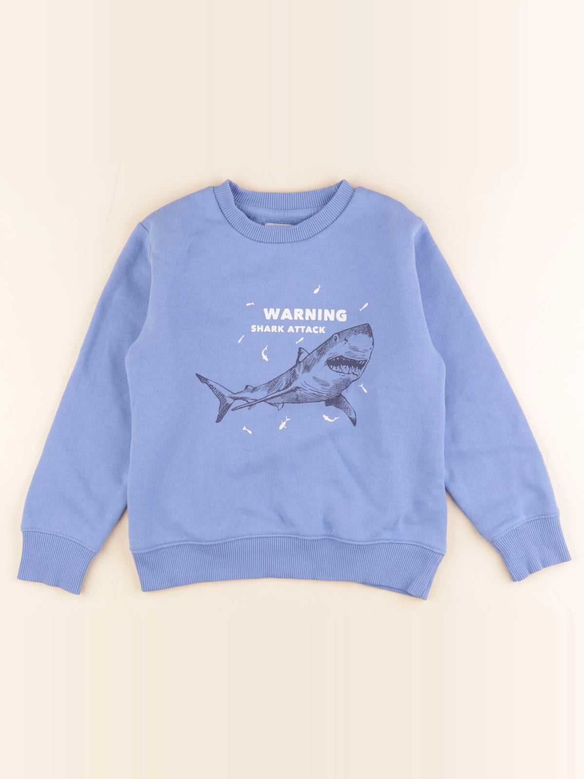 Vertbaudet - sweat bleu - 8 ans