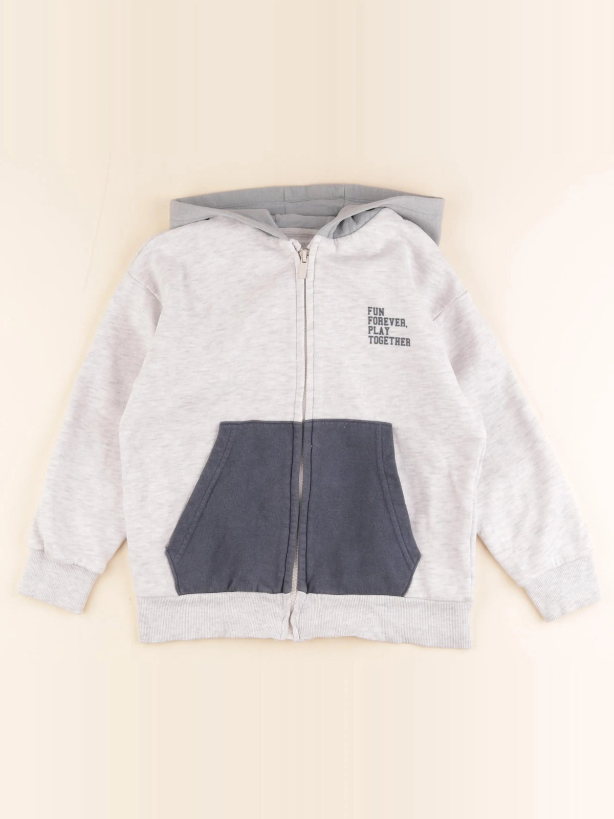 Vertbaudet - sweat multicolore - 8 ans