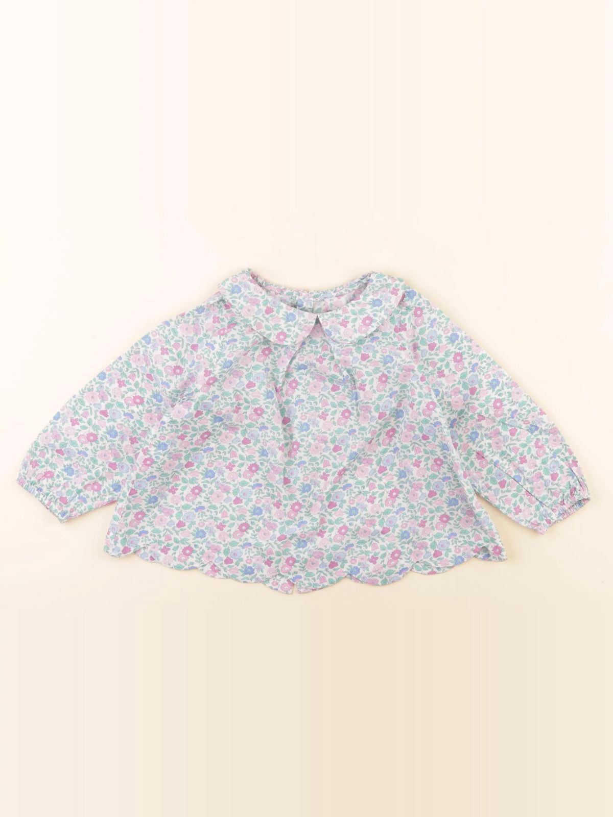 Jacadi - blouse liberty multicolore - 36 mois