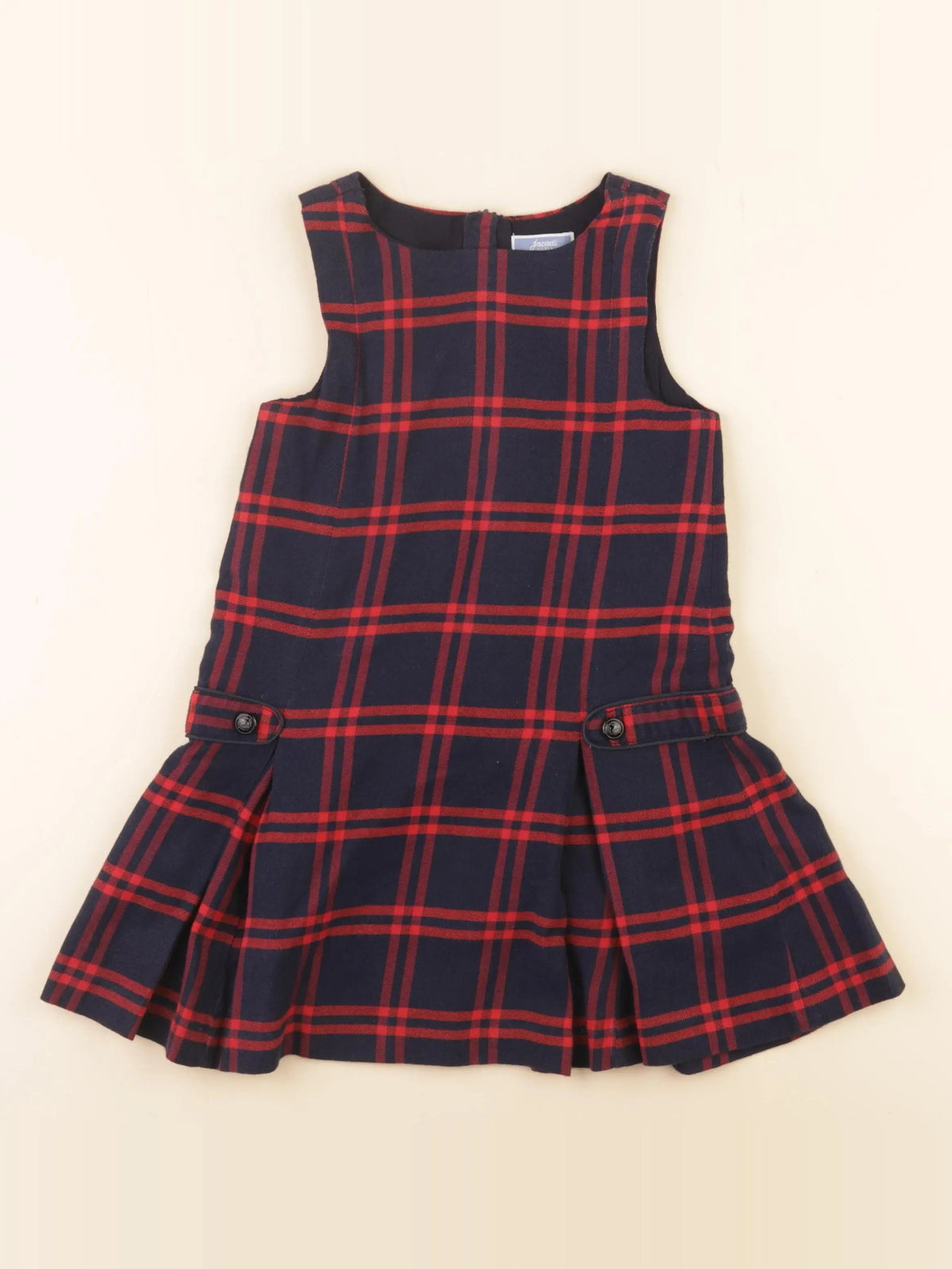 Jacadi - robe bleu, rouge - 4 ans
