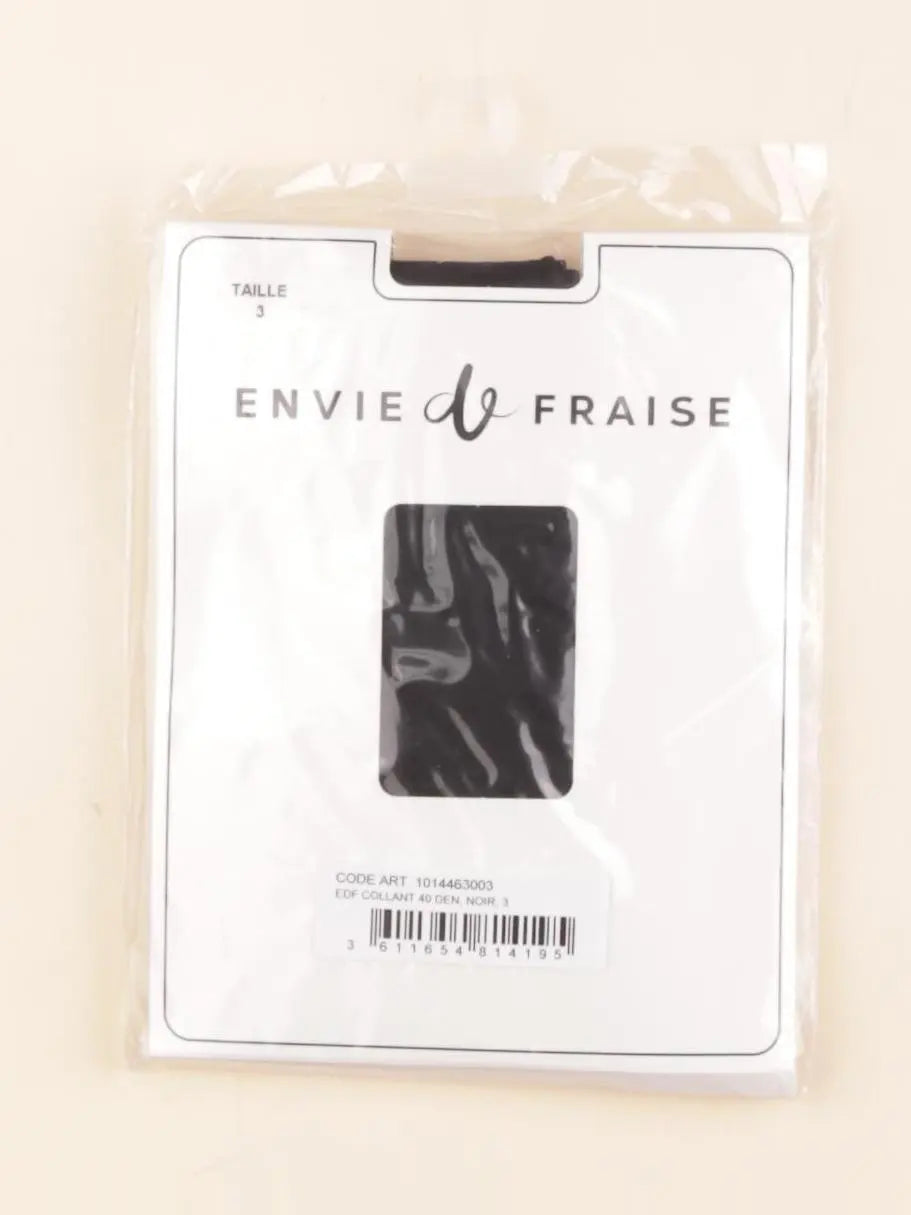 Envie de fraise - collants grossesse noir - l