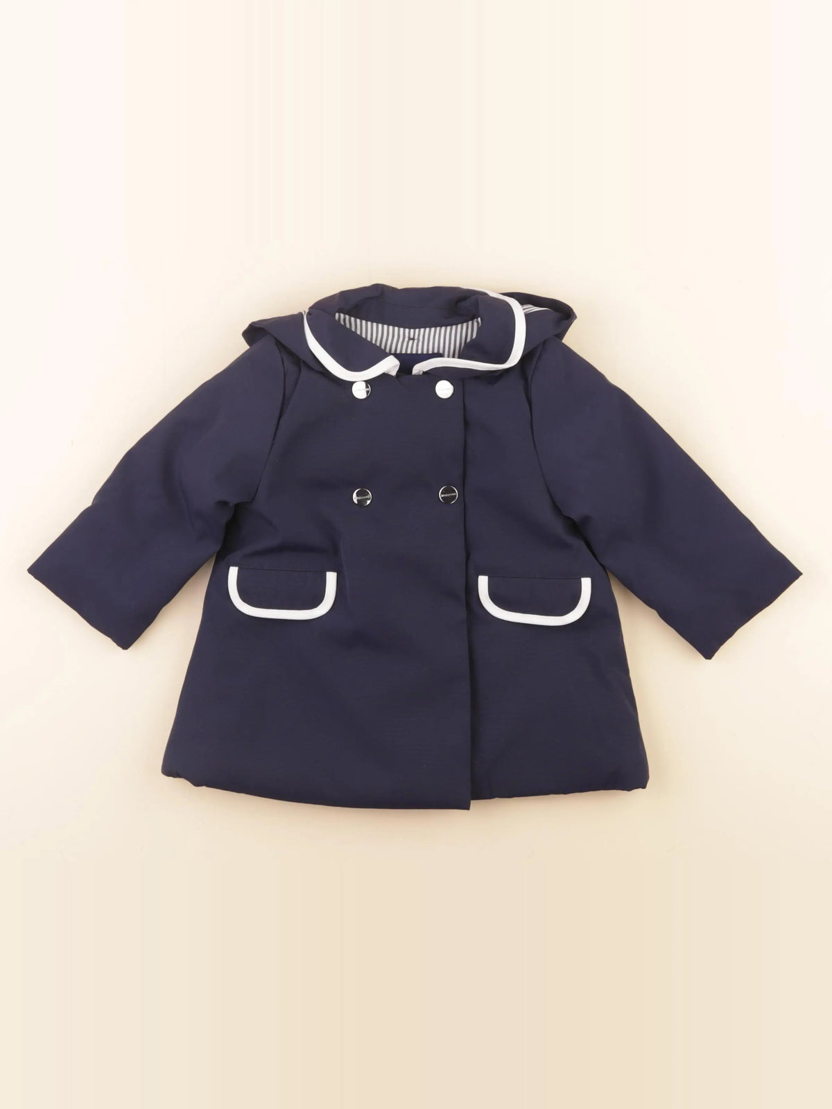 Jacadi - parka bleu - 12 mois
