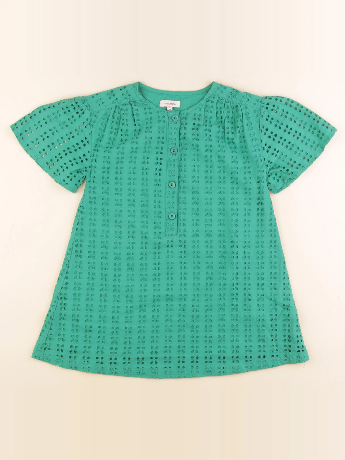 Catimini - robe vert - 4 ans