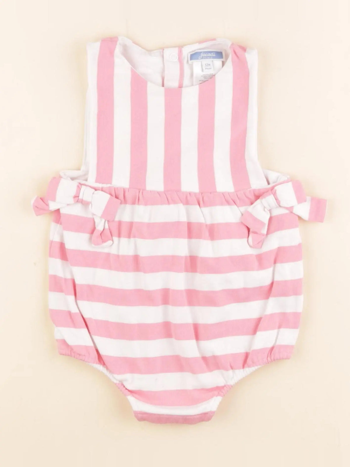 Jacadi - combinaison rose - 12 mois