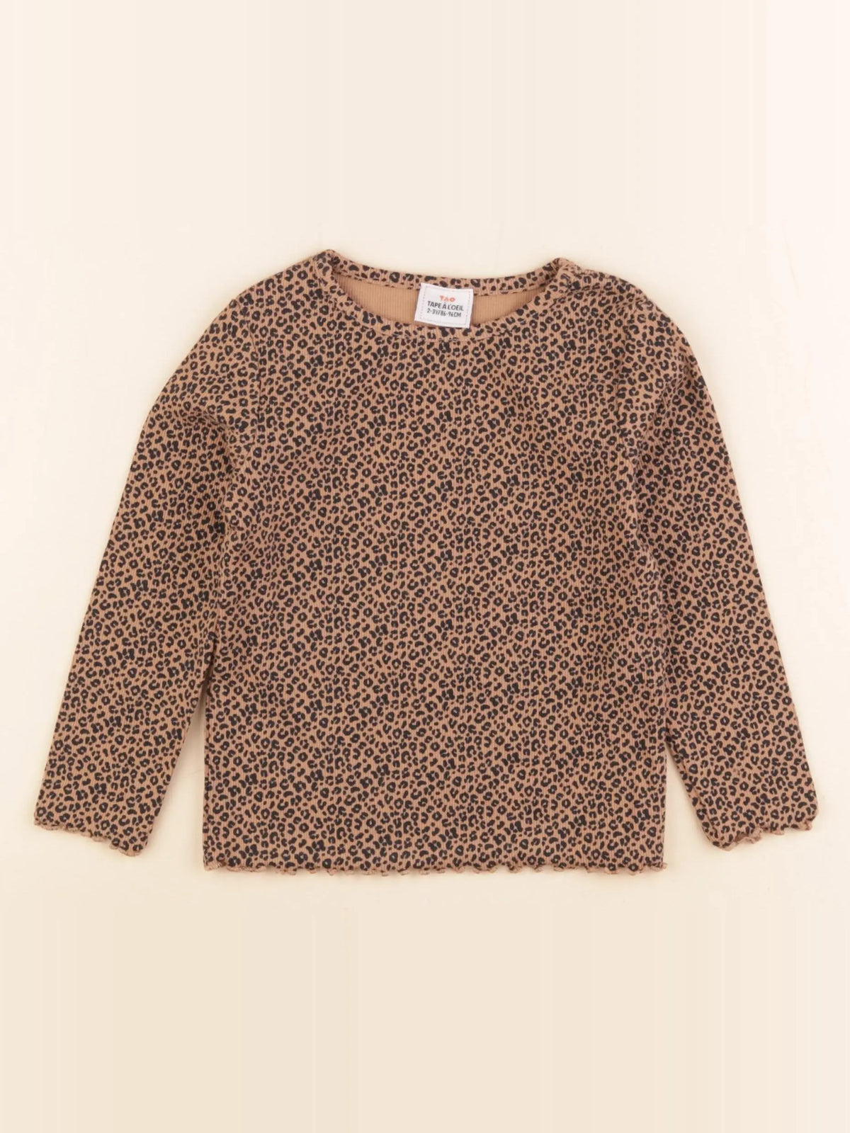 Tape à l'oeil - tee-shirt marron, noir - 2/3 ans