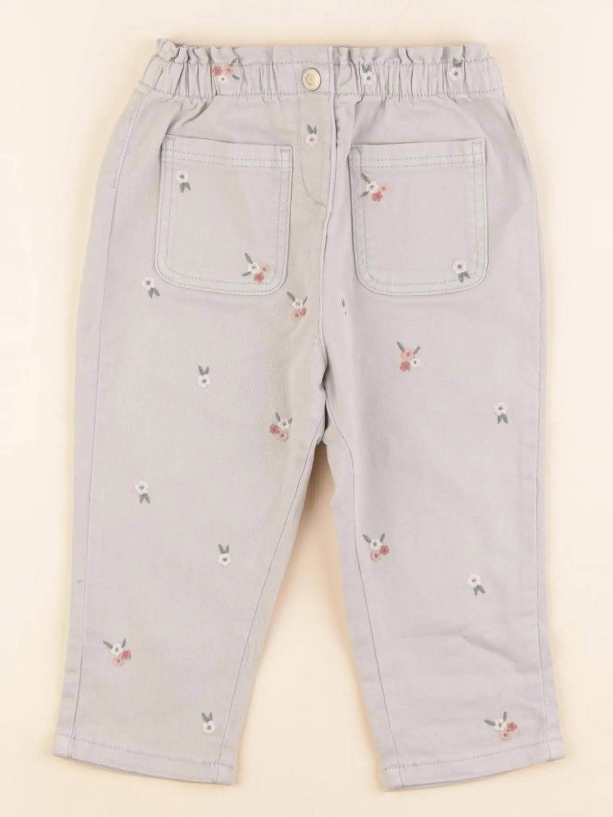 Tape à l'oeil - pantalon vert, rose - 36 mois