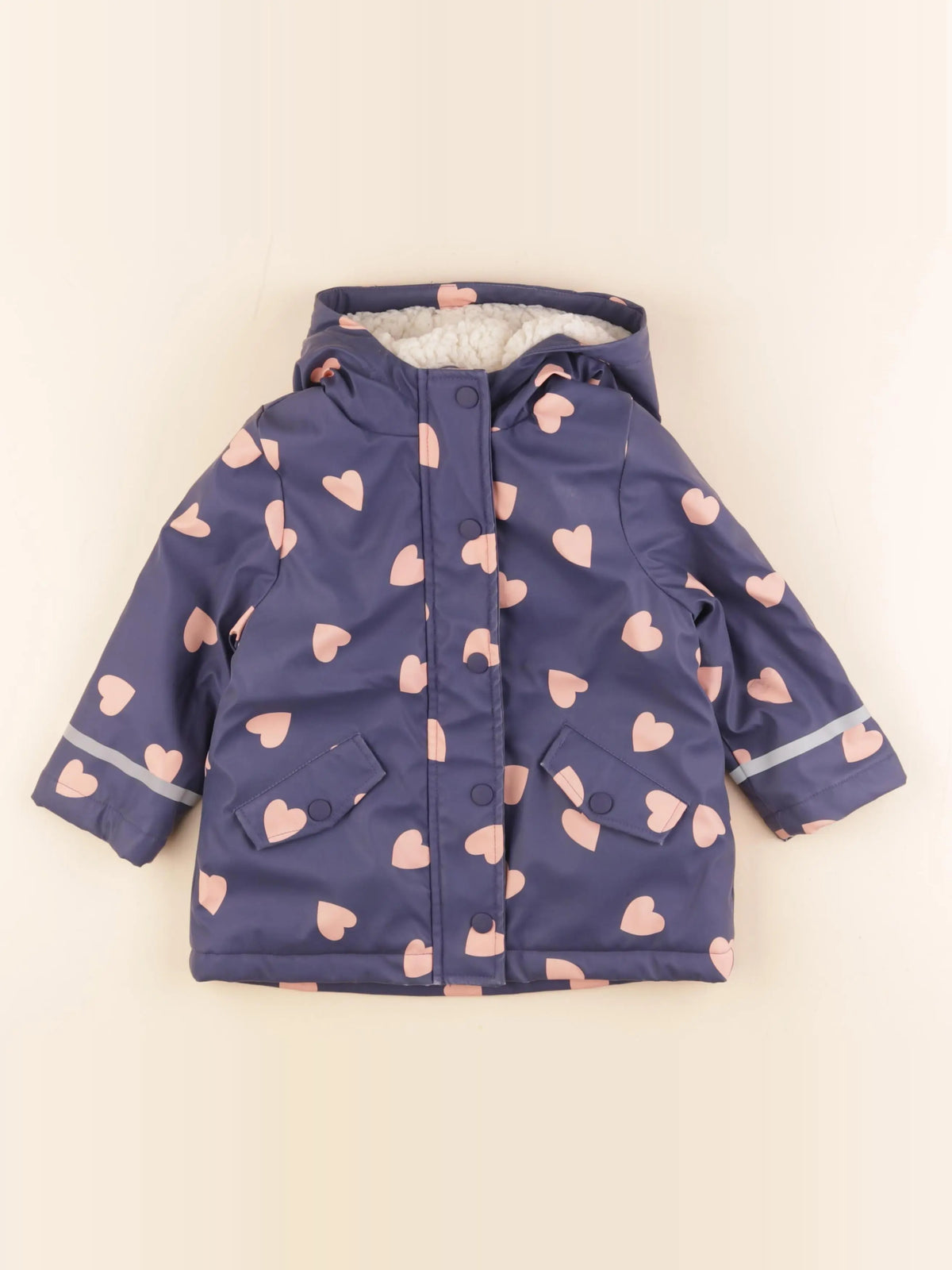 Vertbaudet - imperméable bleu - 3 ans