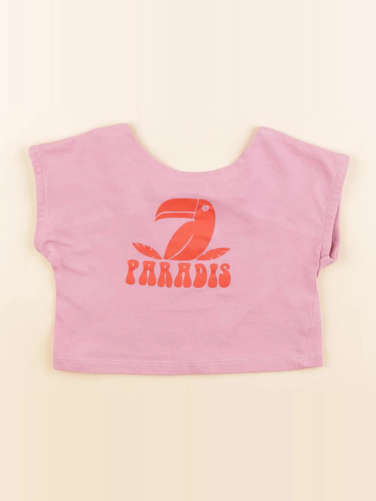 La Redoute - tee-shirt rose - 4 ans