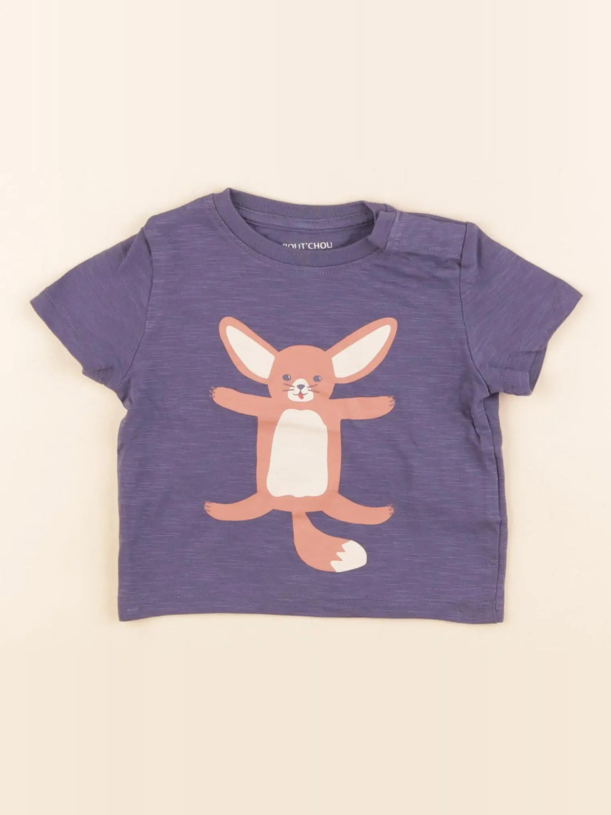Boutchou - tee-shirt bleu - 6 mois