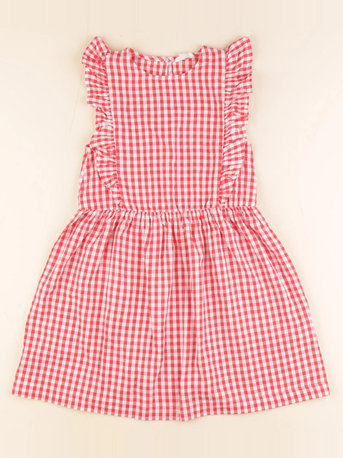 Vertbaudet - robe rouge - 8 ans
