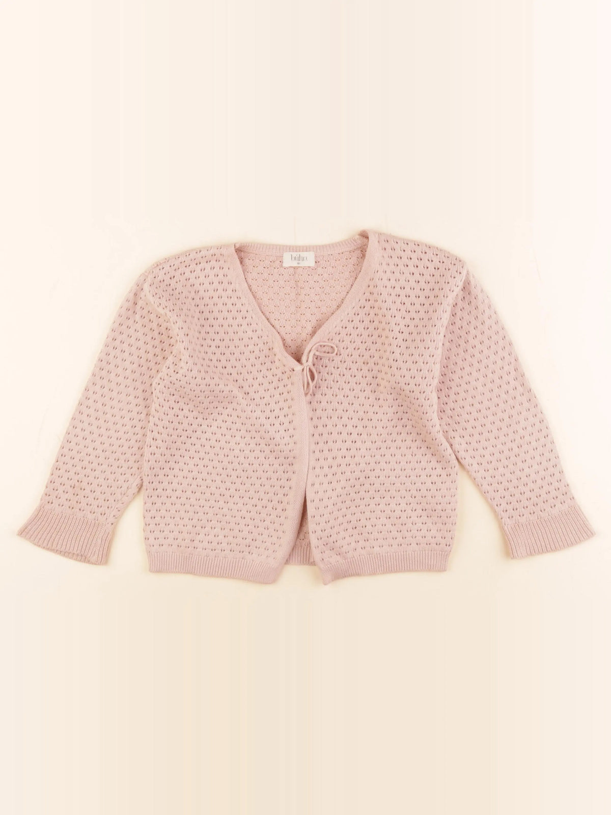 Buho - gilet rose - 8 ans