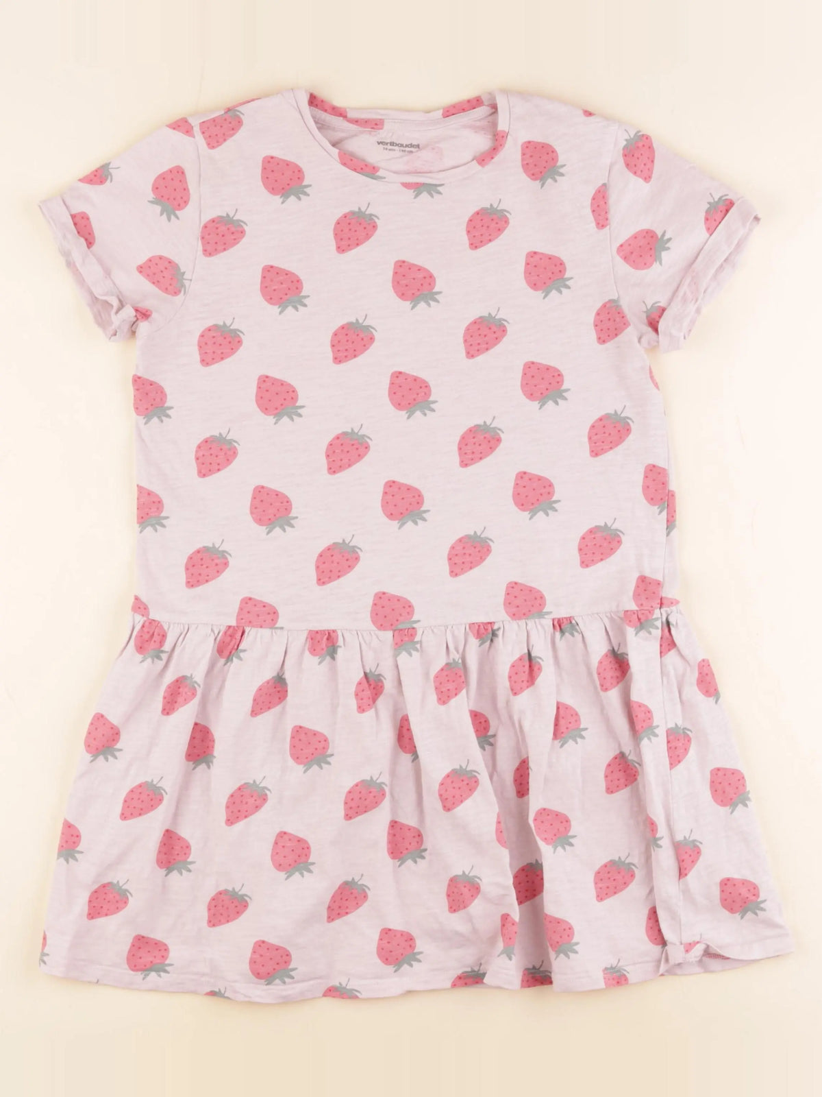 Vertbaudet - robe rose - 10 ans